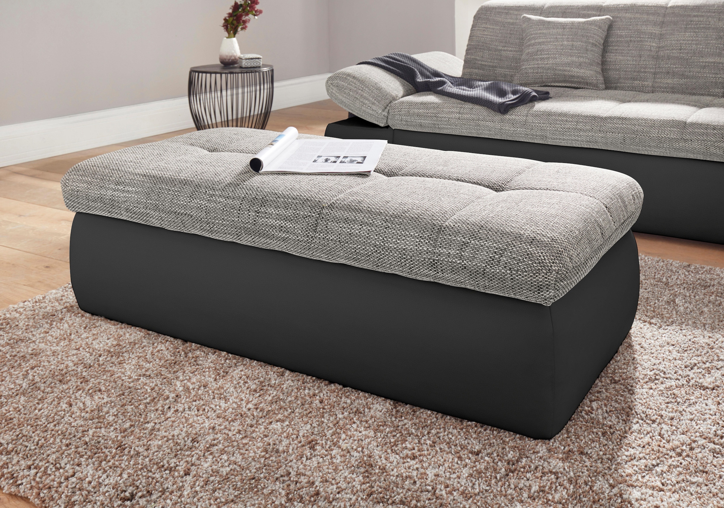 DOMO collection Hocker »PB Moric«, inklisive Staufach günstig online kaufen