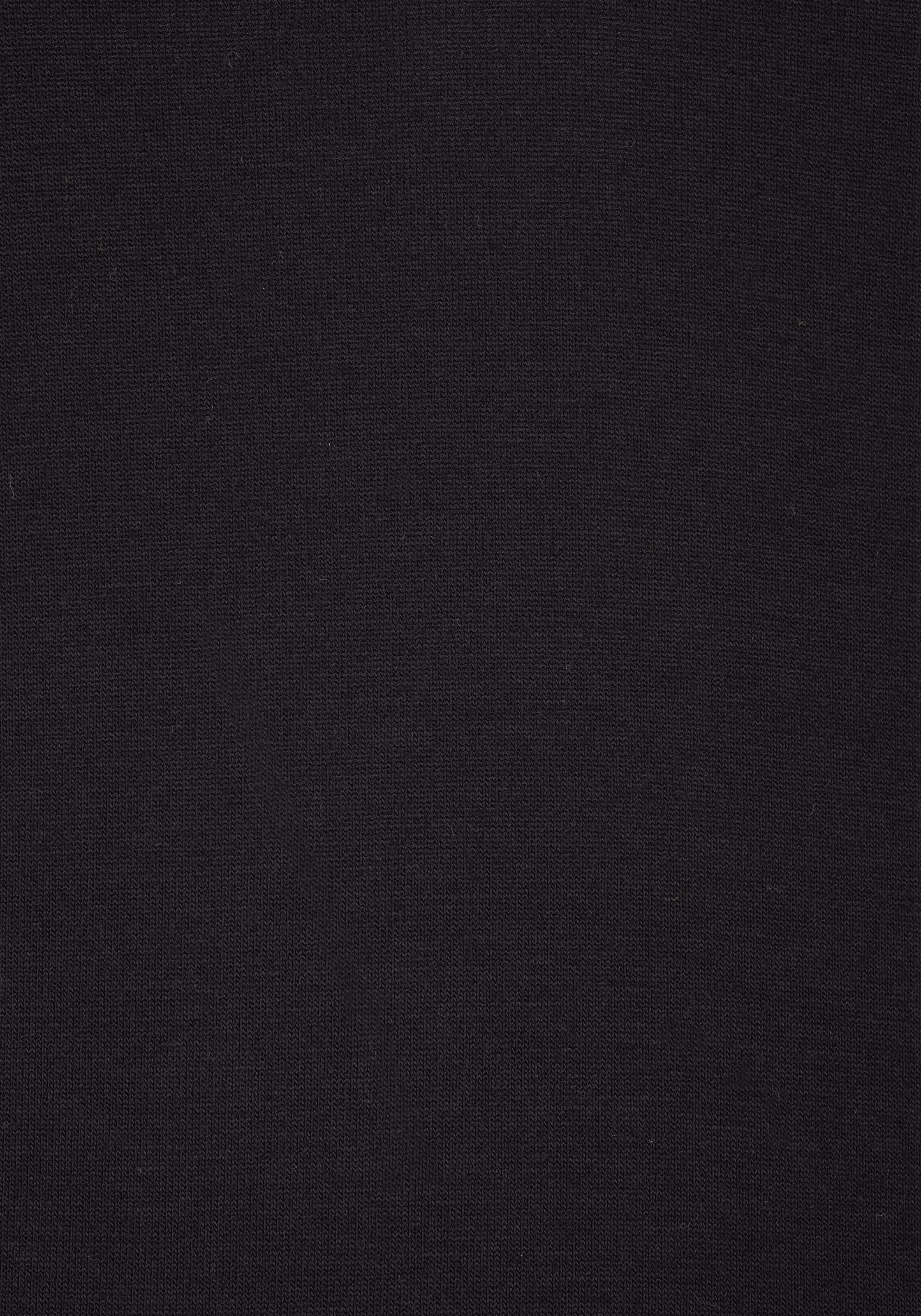 LASCANA Sommerkleid mit Zierbändern am Ausschnitt, Minikleid mit Stretch, Strandkleid