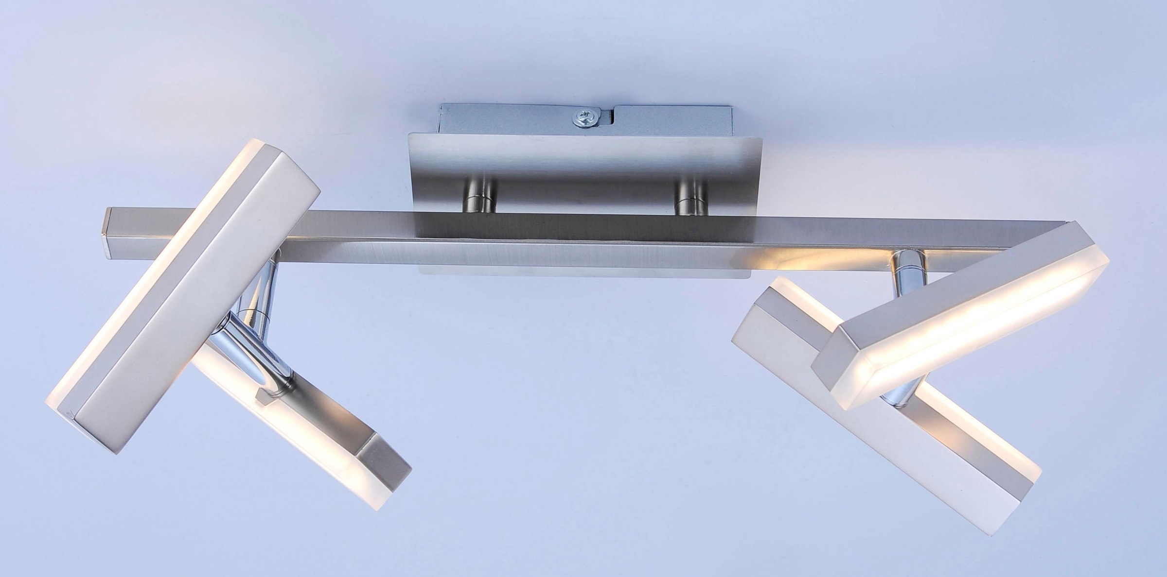 JUST LIGHT Deckenleuchte »RICO«, 4 flammig, Leuchtmittel LED-Board | LED fest integriert, inklusive festverbautem LED Leuchtmittel