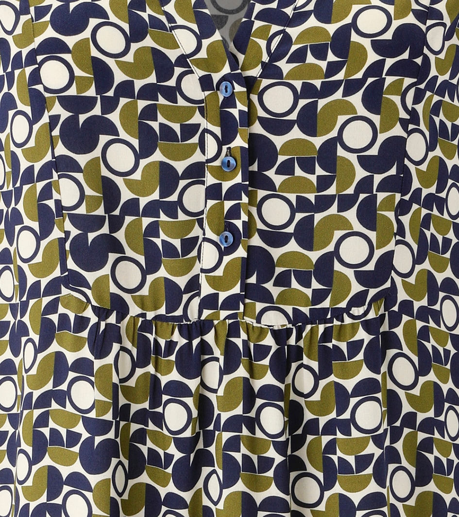 Aniston PLUS Sommerkleid mit modernem Punkte-Druck - NEUE KOLLEKTION