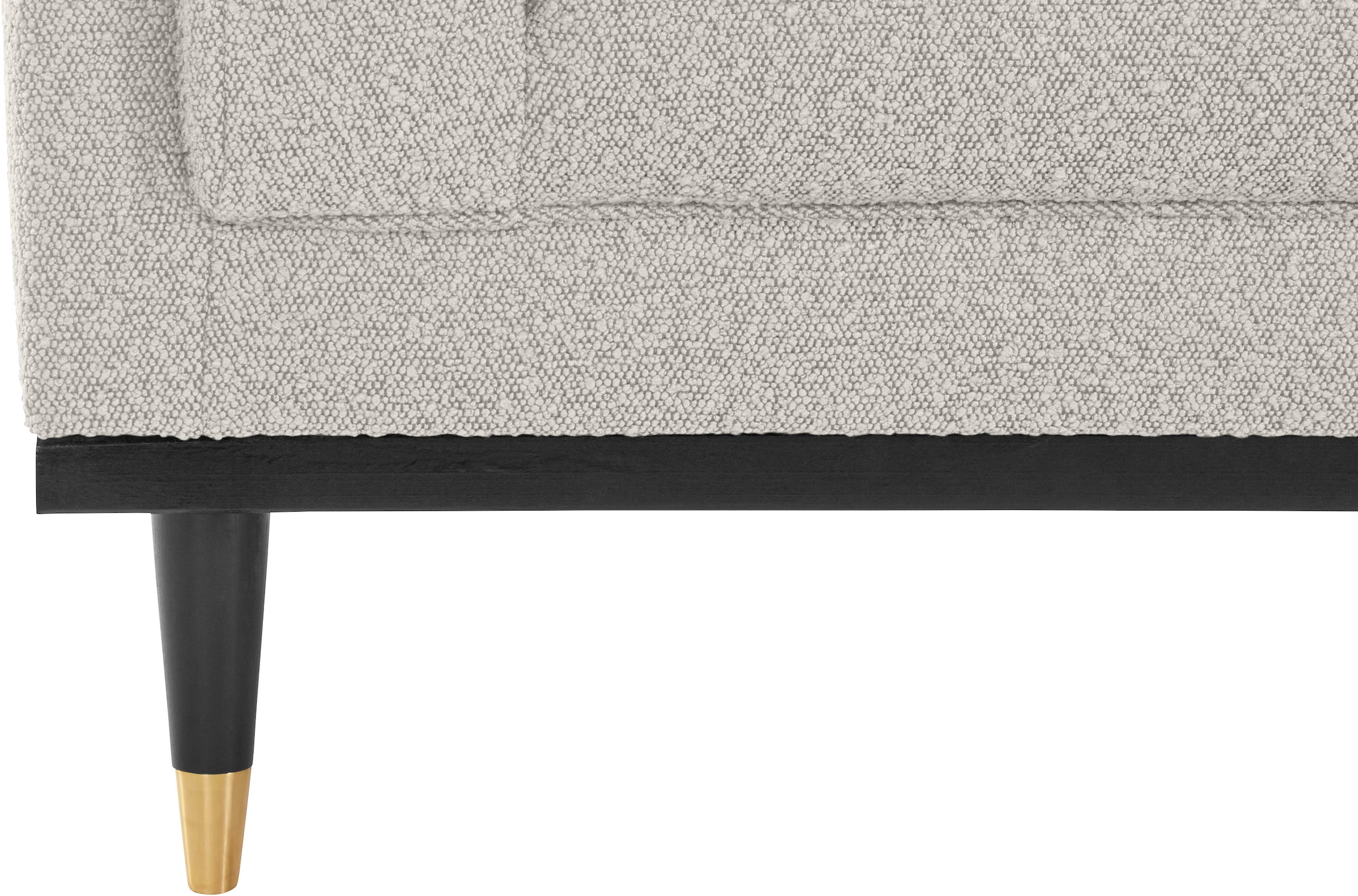 Guido Maria Kretschmer Home&Living 2-Sitzer »Chamby New«, im Bouclé-Strukturbezug mit Steppung im Lehnenbereich