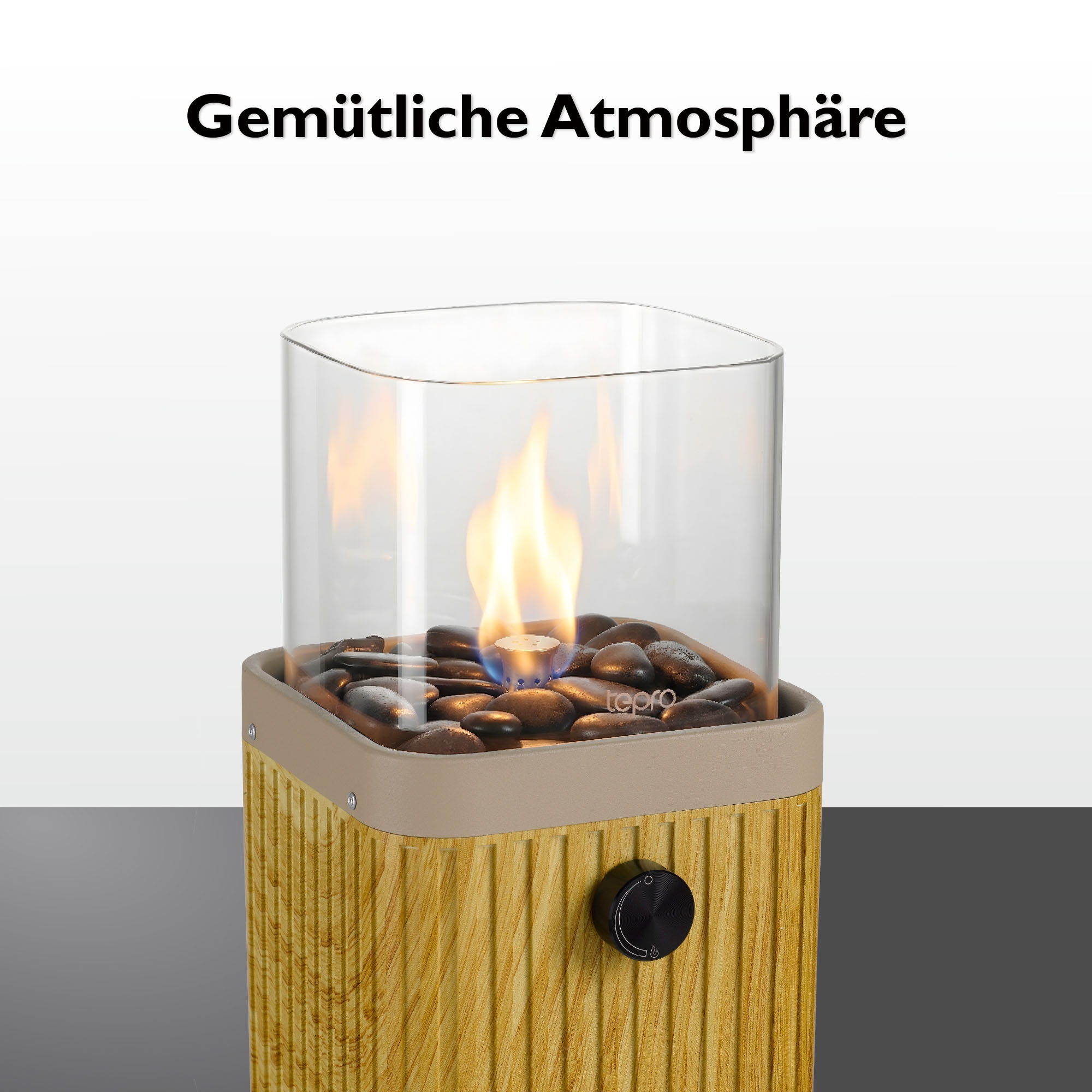 Tepro Feuerstelle »Tisch-Gasfeuerstelle mit Dekosteinen«