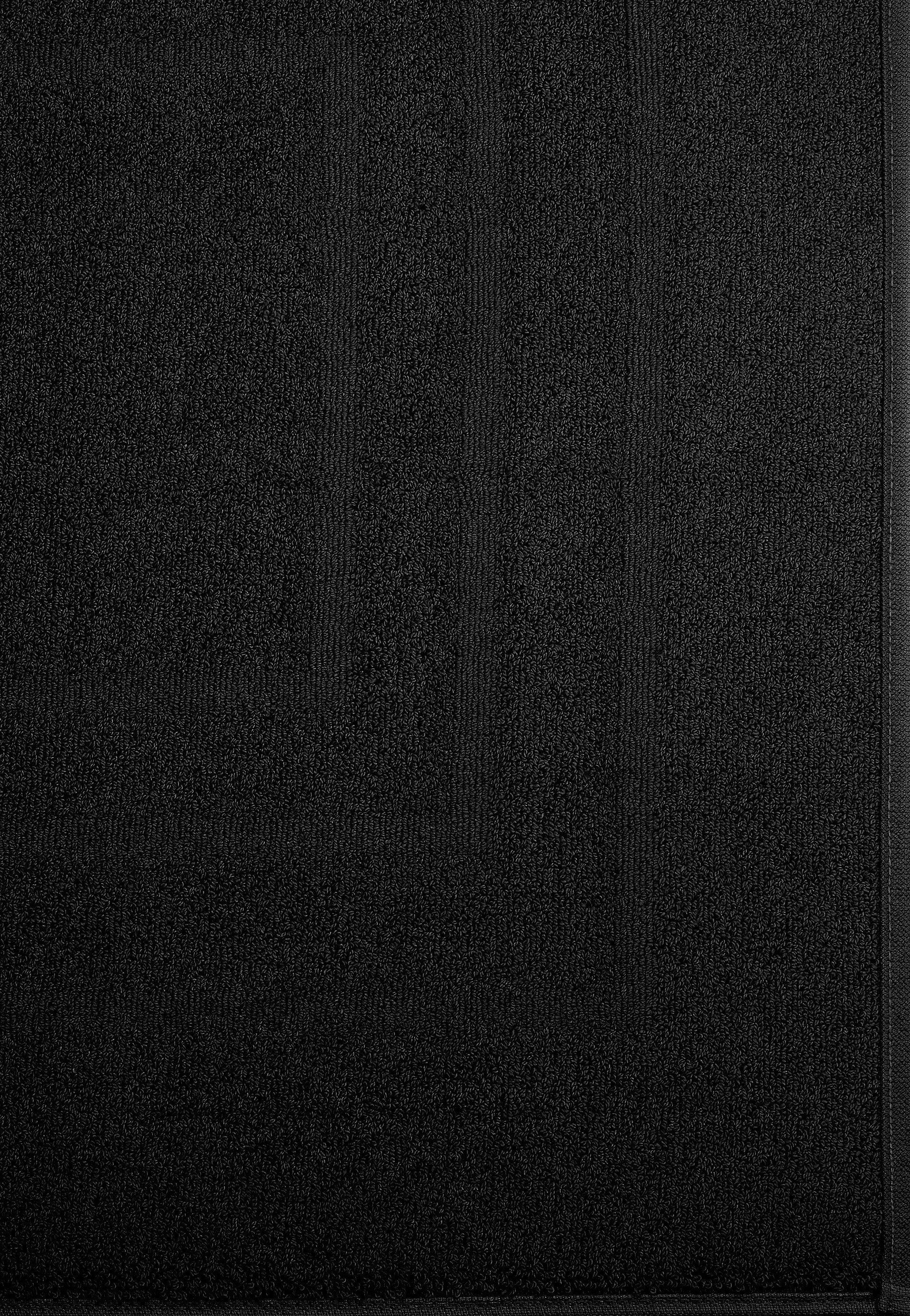 Vossen Badematte »Feeling«, fußbodenheizungsgeeignet-beidseitig nutzbar, Badteppich, Uni-Farben, mit Bordüre, Hoch-Tief Effekt, reine Baumwolle