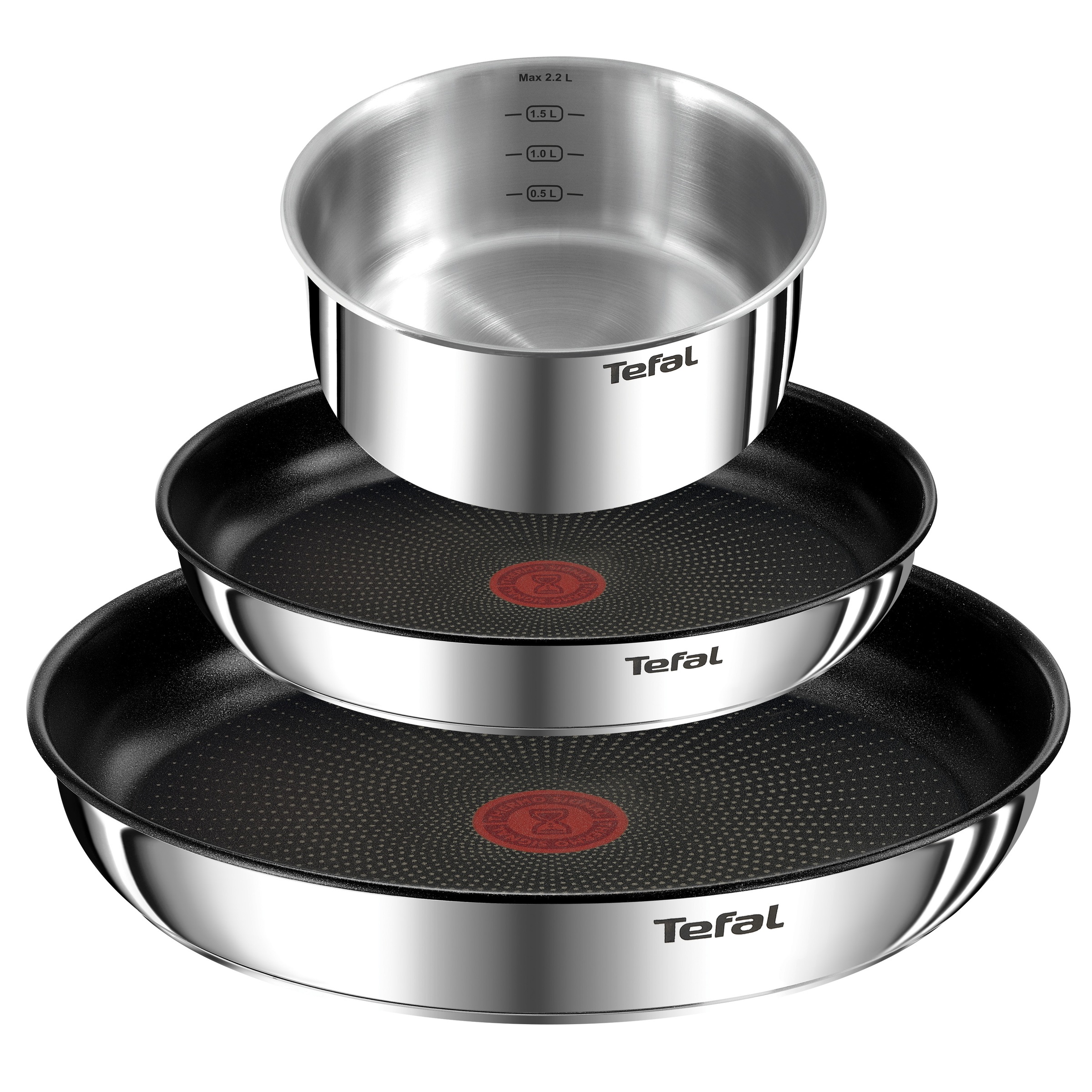 Tefal Pfannen-Set »Ingenio Emotion« Edelstahl Set, 5 Stk. tlg. abnehmbarer günstig online kaufen