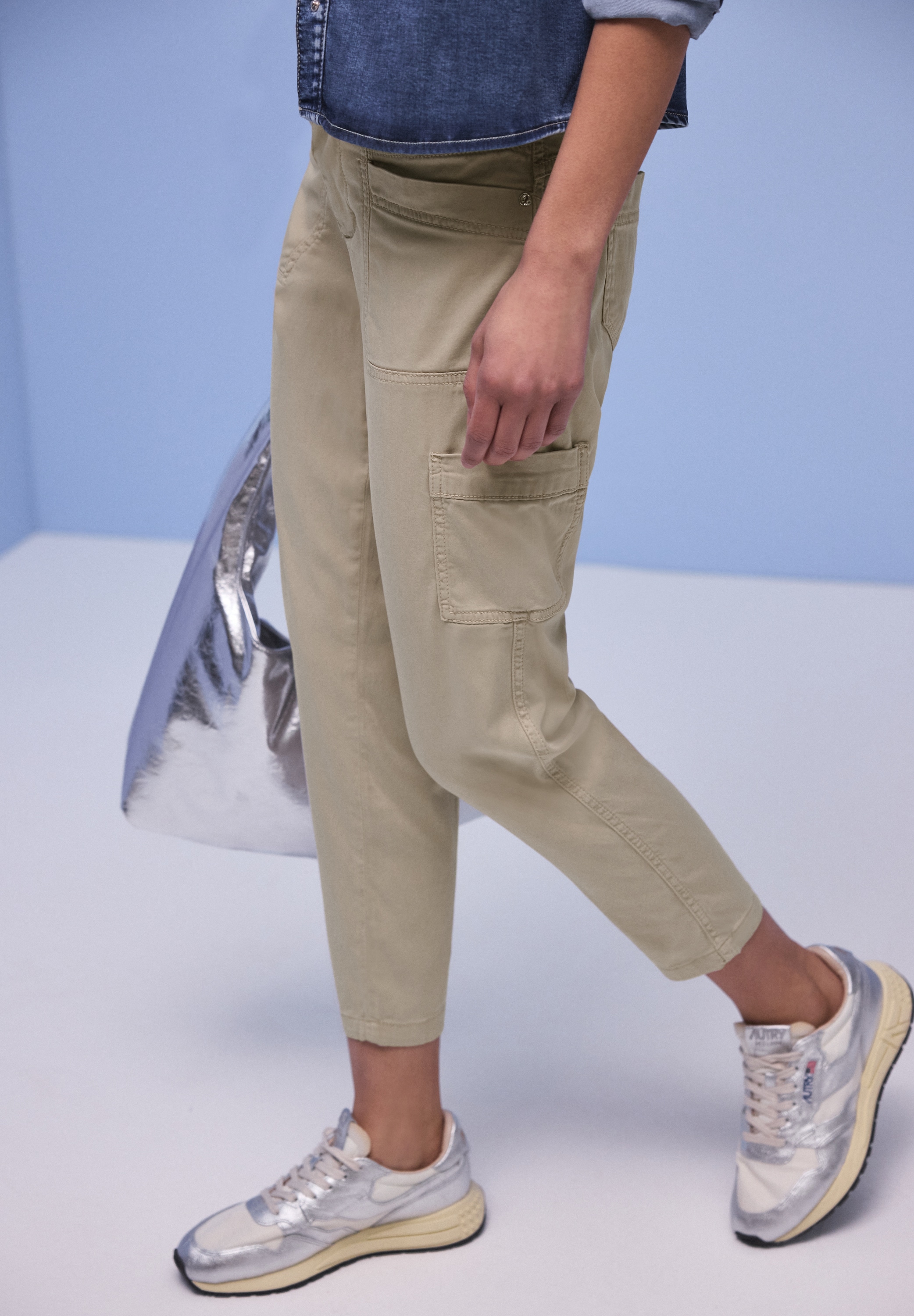 STREET ONE Jogger Pants »Style Bonny«  mit Cargo-Taschen und Kordelzug
