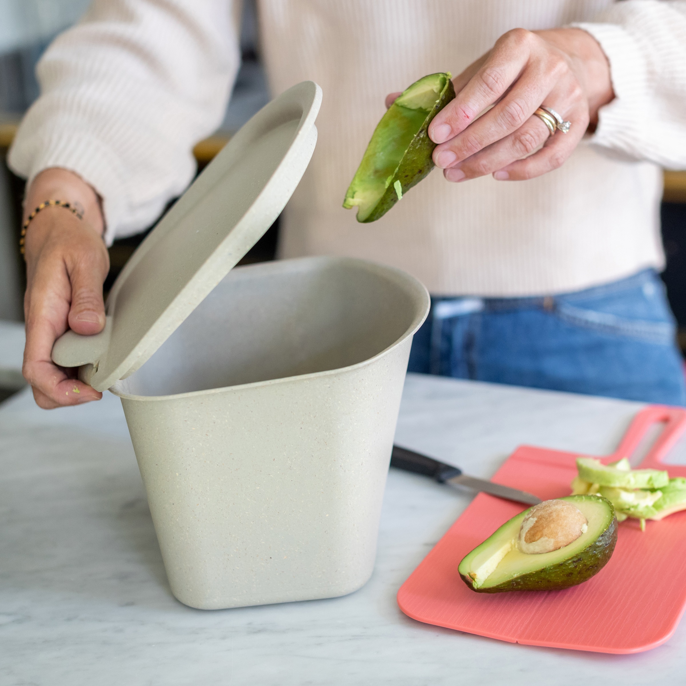 KOZIOL Biomülleimer »BIBO«, 1 Behälter, 100% recycelbar. Melaminfrei, made in Germany