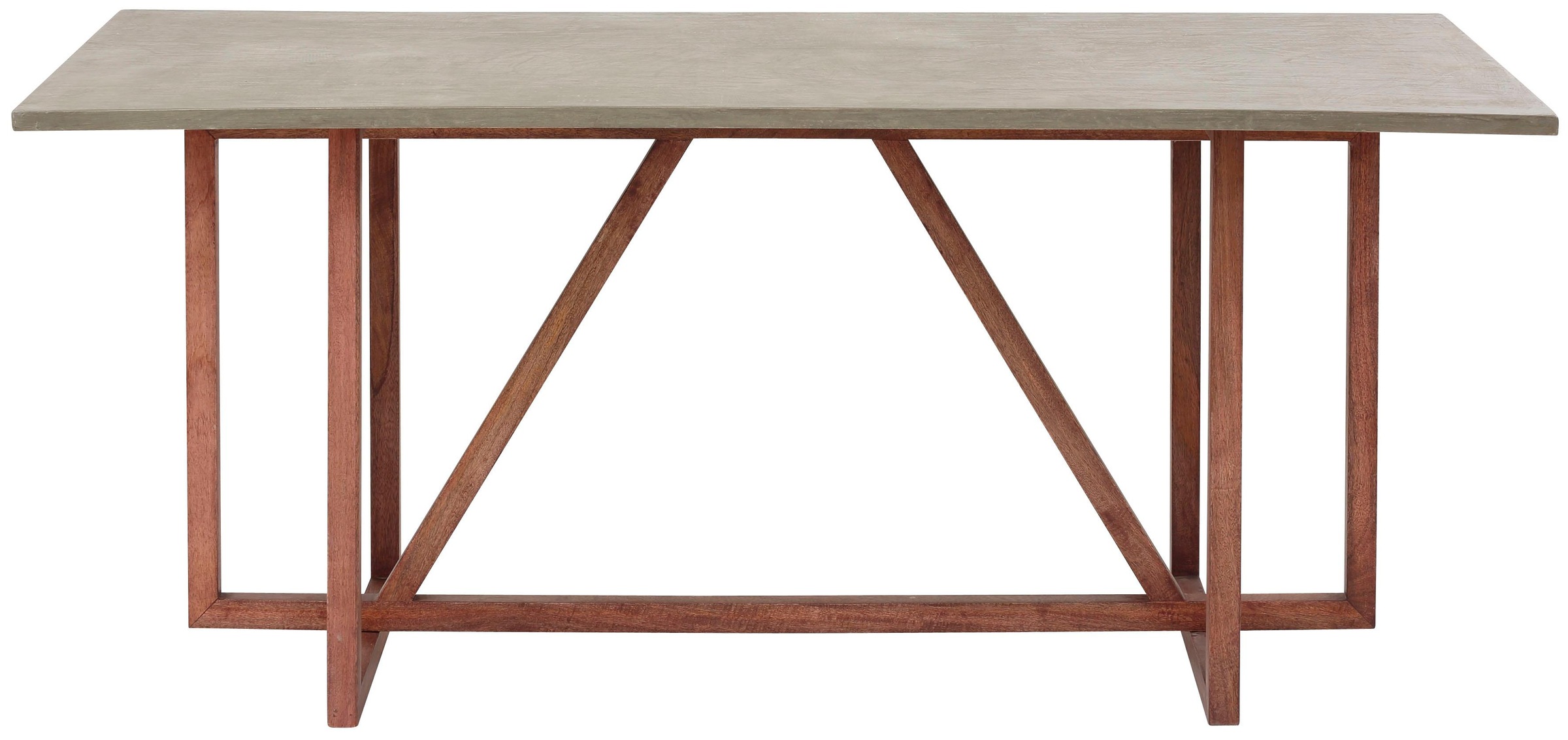 3. Bild von Home affaire Esstisch »Beton«, aus massiven Mangoholz, Tischplatte im Beton-Optik Look, Breite 180 cm
