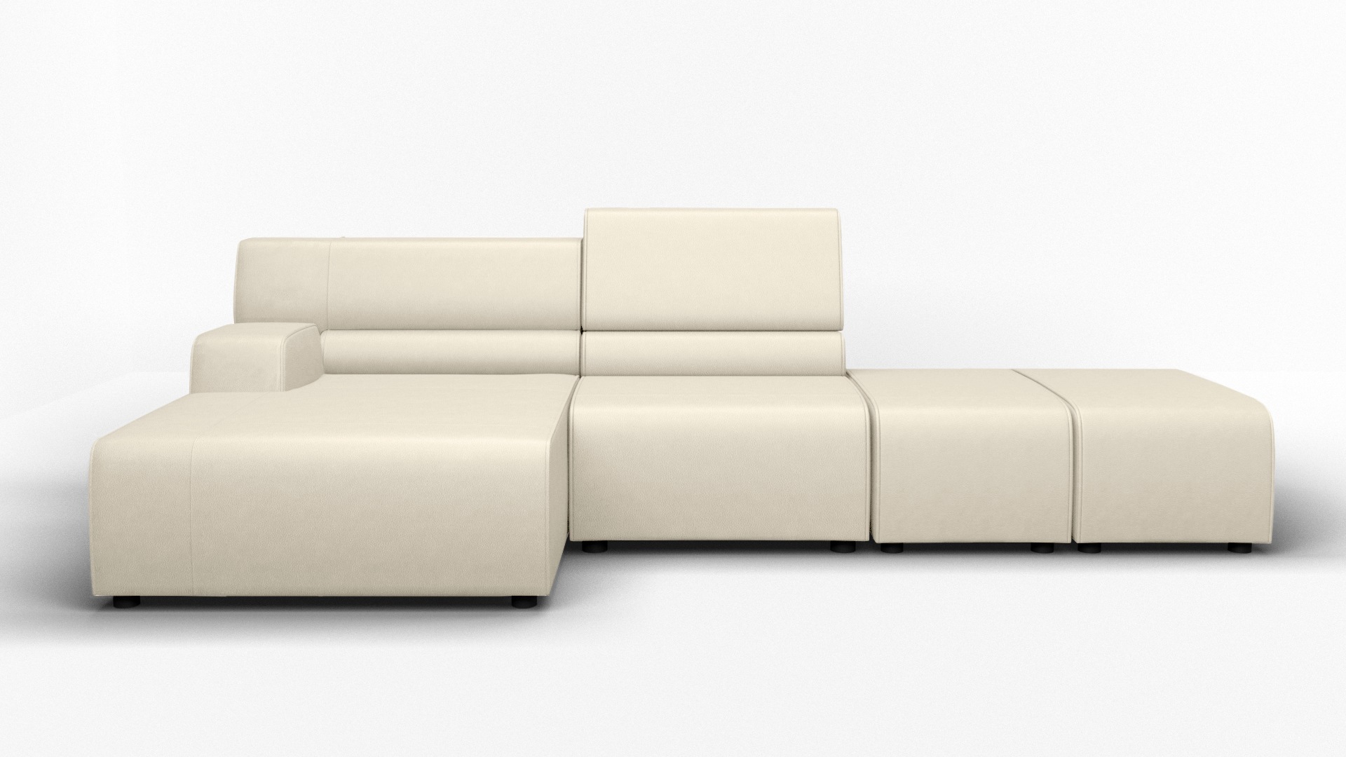 Egoitaliano Ecksofa »Babouche, Designsofa mit außergewöhnlichem Sitzkomfort günstig online kaufen