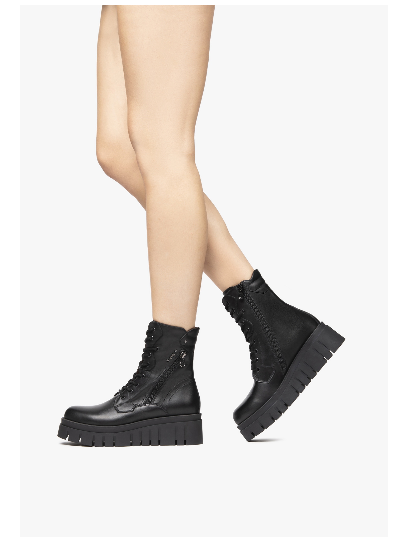 Nero Giardini Schnürstiefelette »Nero Giardini Stiefelette Leder«