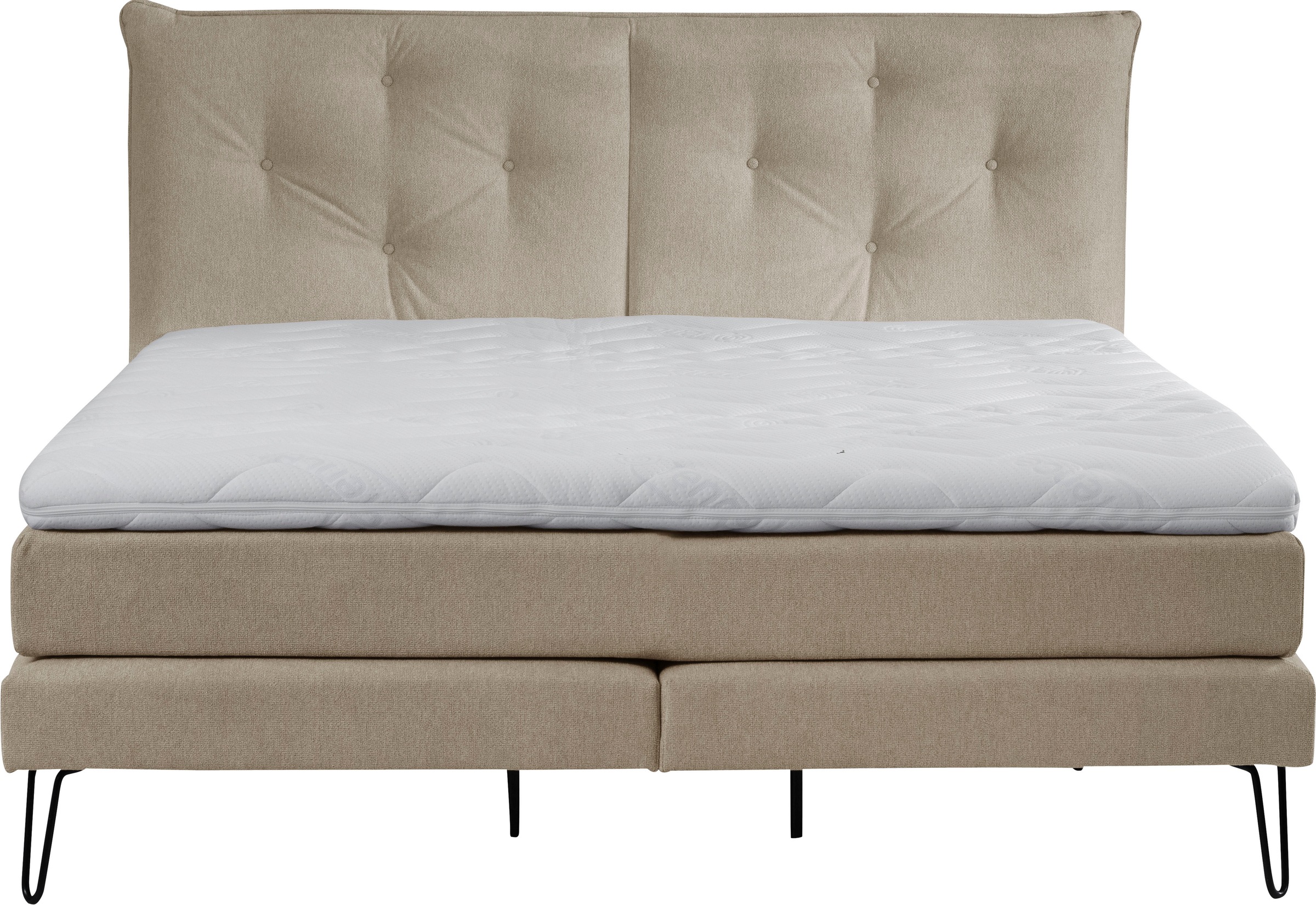 alina Boxspringbett »Longon inkl. Matratze und Komfortschaum-Topper, Breite 180x200cm«, erhältlich in verschiedenen Härtegraden