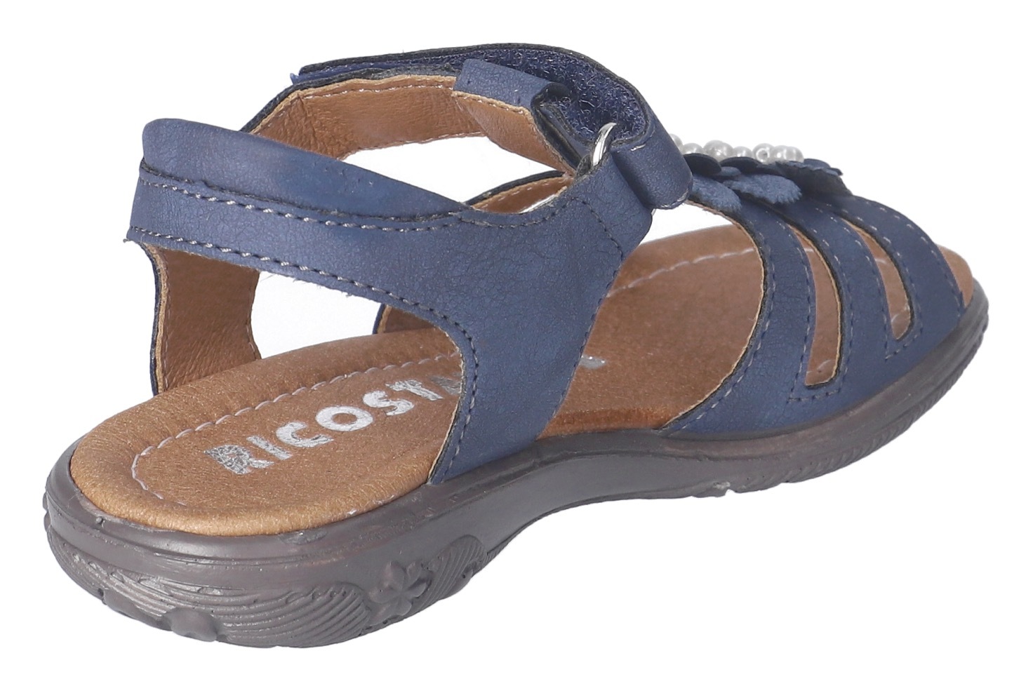 Ricosta Sandalette »Clara WMS: mittel«, Sandale mit Klett, WMS-System, Leder, Größenschablone zum Download