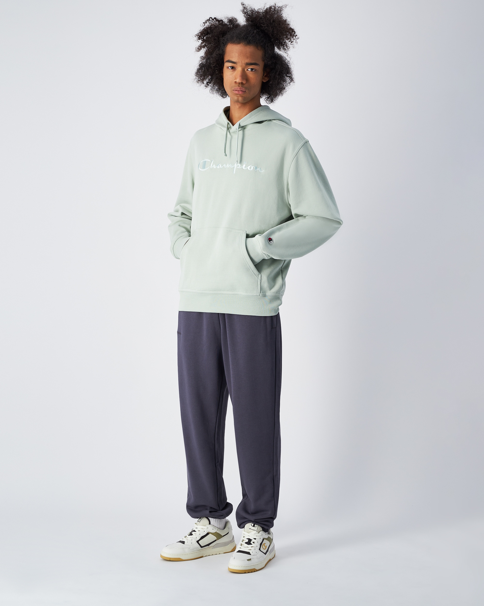 Champion Kapuzensweatshirt »ICONS TONAL Terry Hoodie with Big Logo«, für sportliche Aktivitäten, sportlicher Stil, mit Kapuze
