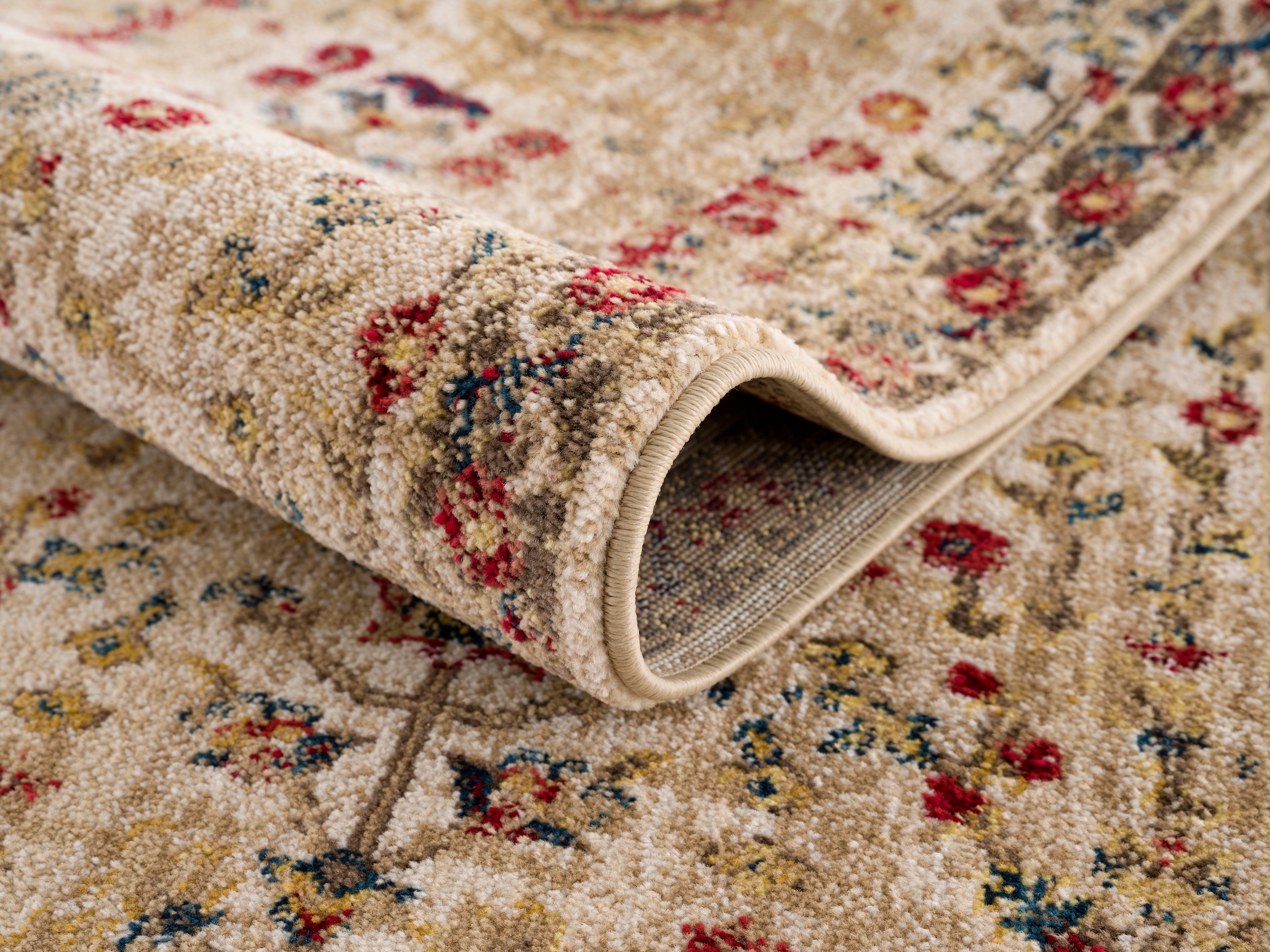 my home Läufer »Clovis«, rechteckig, 11 mm Höhe, Teppich im Orient-Design, mit Bordüre, Vintage
