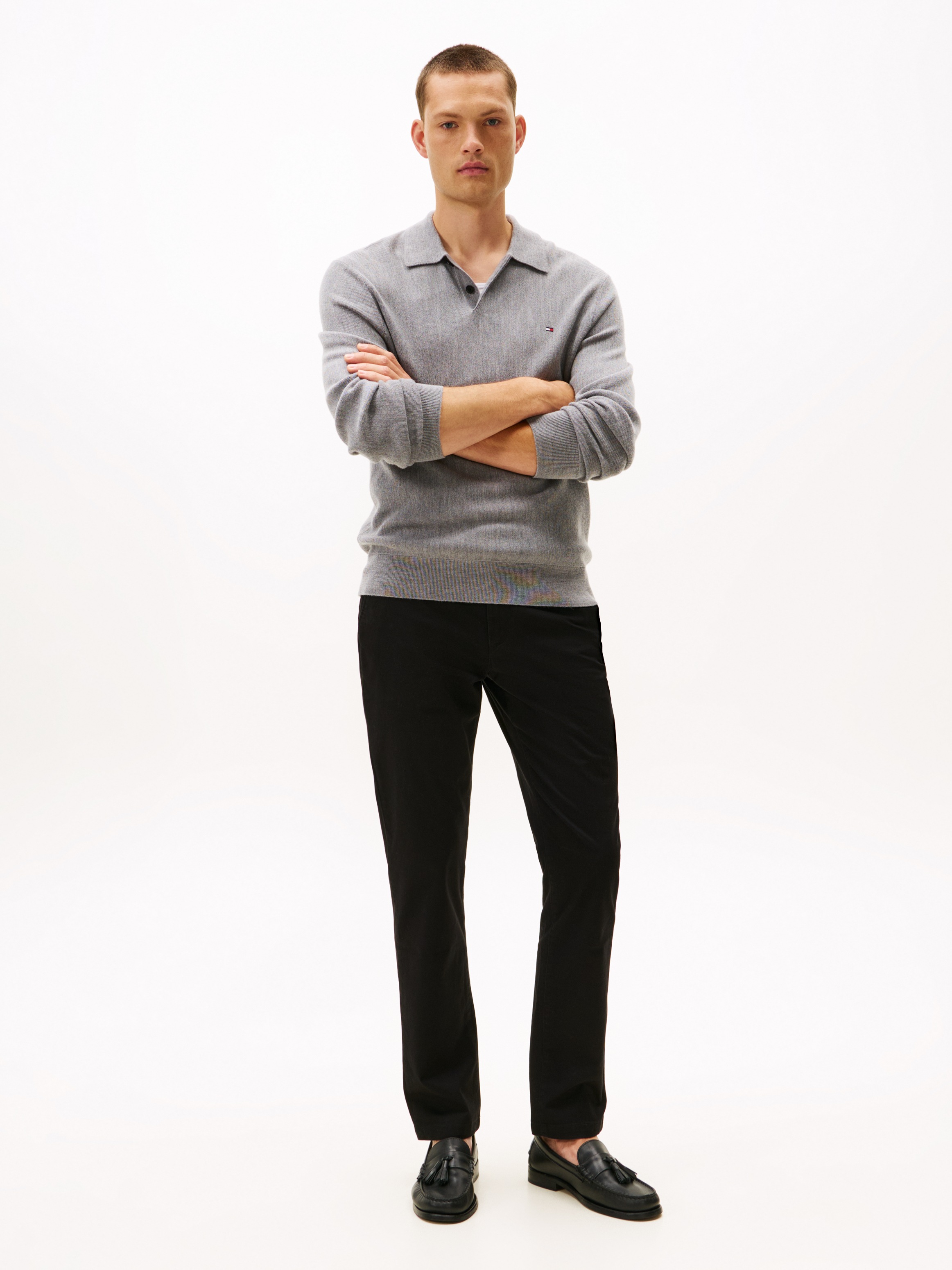 Tommy Hilfiger Chinohose »CORE DENTON ESSENTIAL«, Straight Fit, Baumwolle mit Stretch