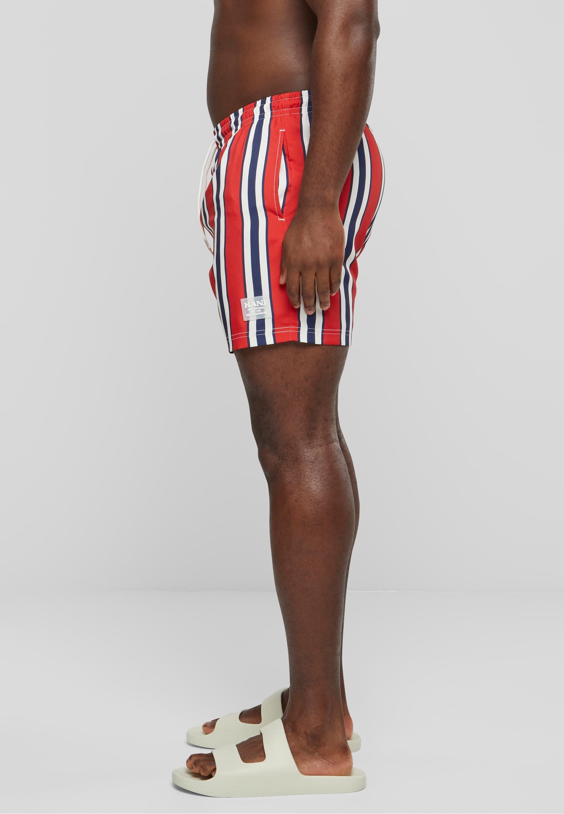 Karl Kani Badeshorts »Karl Kani Herren KM-SW013-051-1 Retro Striped Swim Shorts«