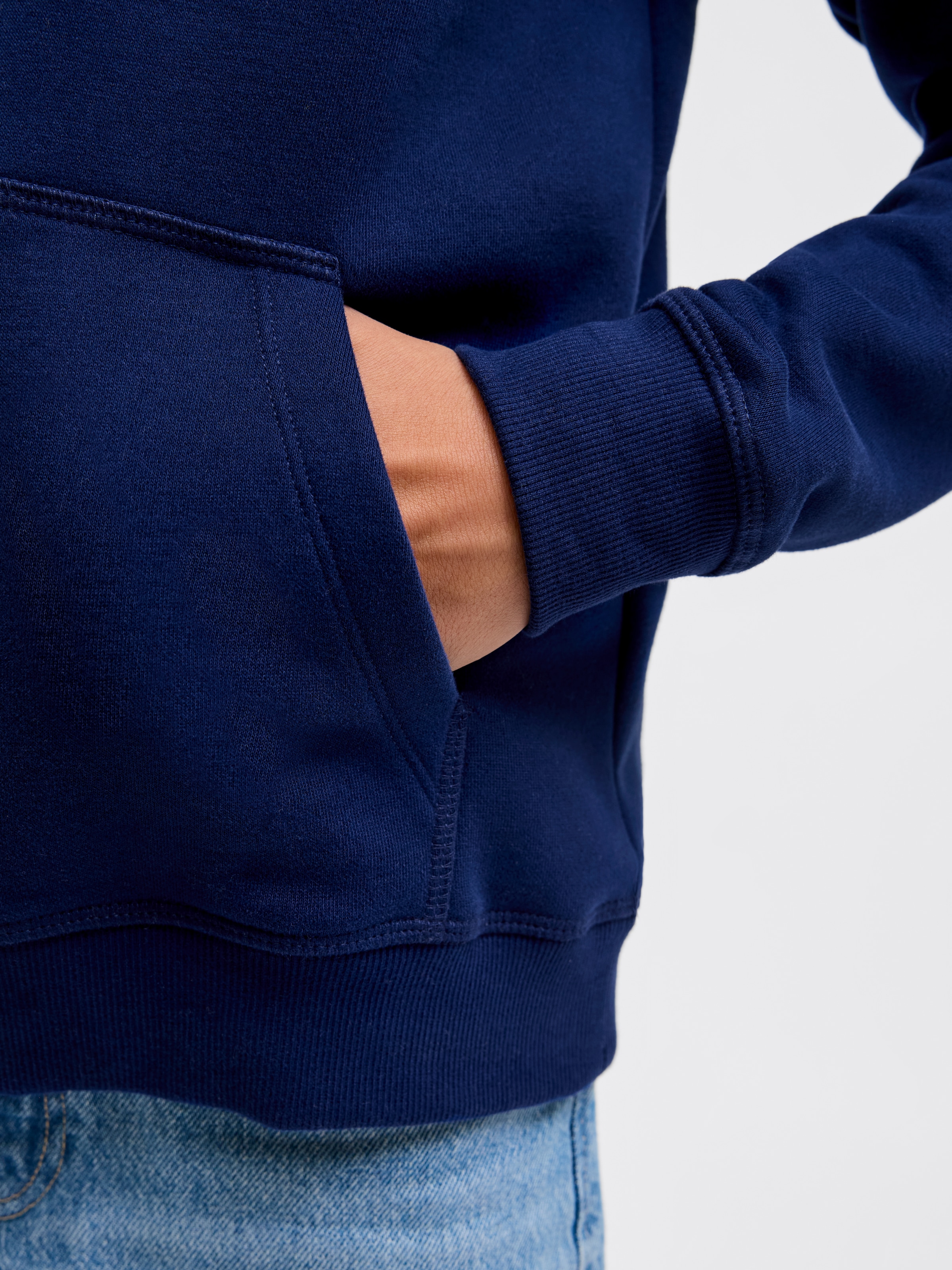 Jack & Jones Junior Kapuzensweatshirt »JORBLEECKER BRANDING SWEAT HOOD BF JNR«
