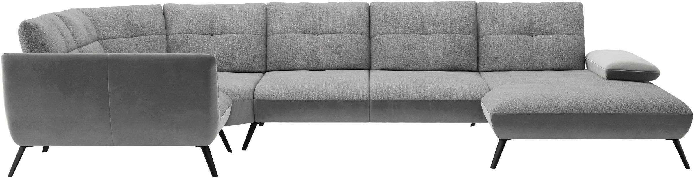 OTTO home Wohnlandschaft »Mikado U-Form« inkl. Sitztiefenverstellung und Ar günstig online kaufen