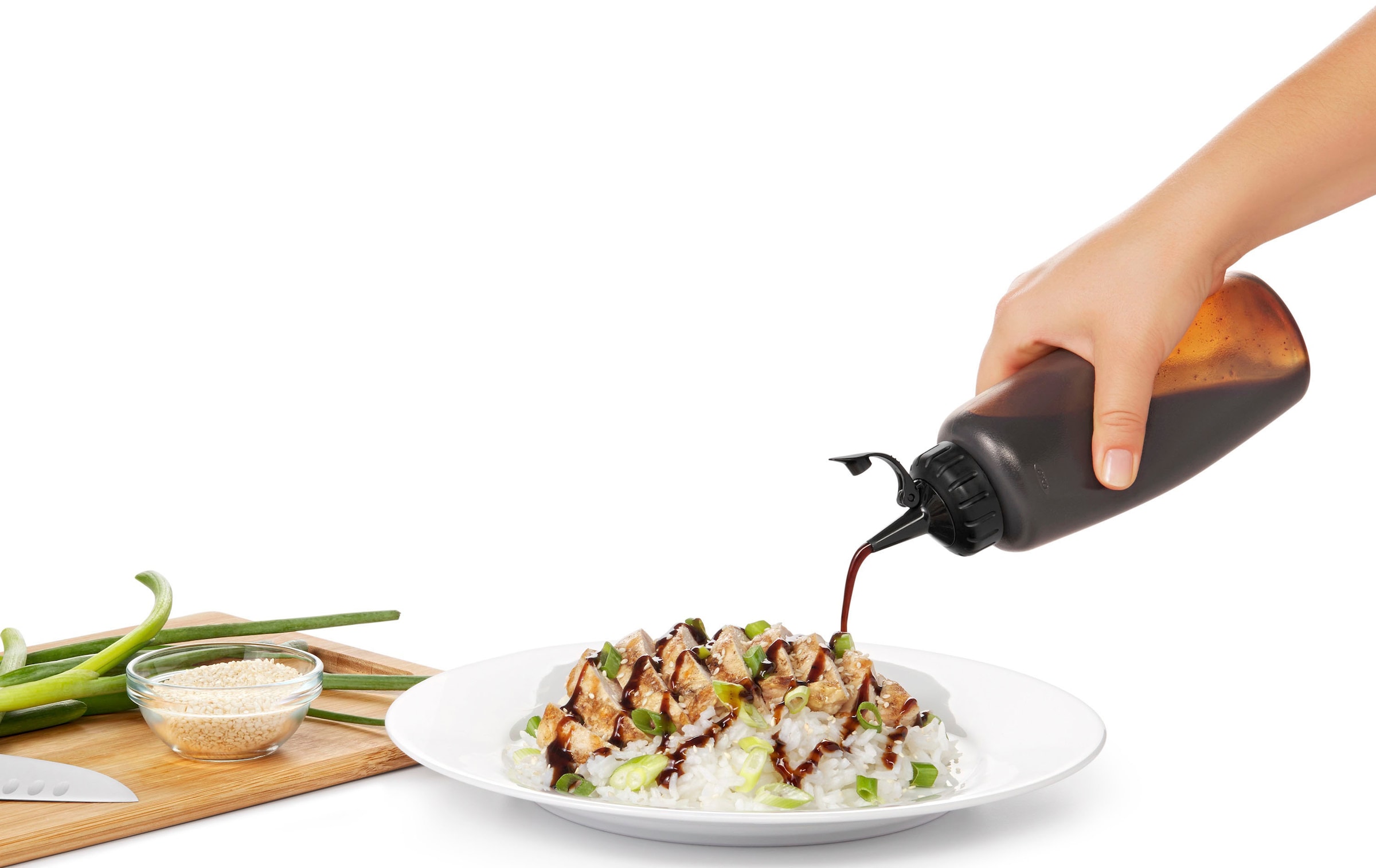 OXO Good Grips Vorratsdose, (1 tlg.), Quetschflasche, mittelgroß, 350 ml