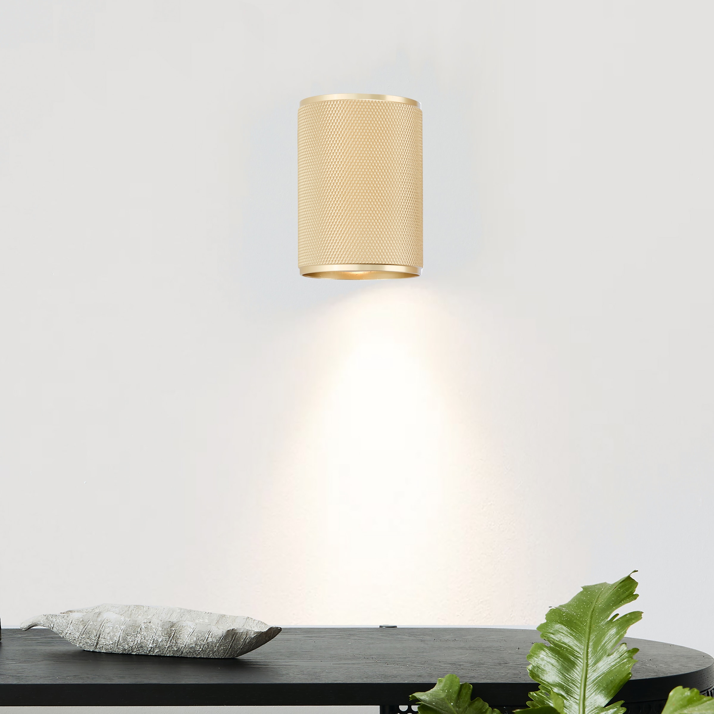 Brilliant Wandleuchte »Marty«, 1 flammig, Leuchtmittel GU10 | LED wechselbar, 9 x 7 cm, GU10, Aluminium