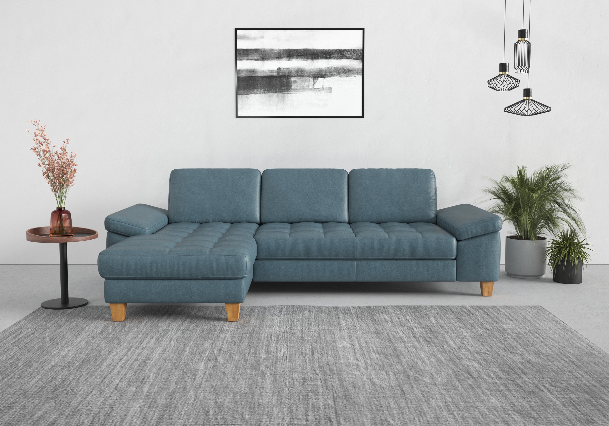 sit&more Ecksofa »Westham L-Form« mit Recamiere, mit oder ohne Bettfunktion günstig online kaufen