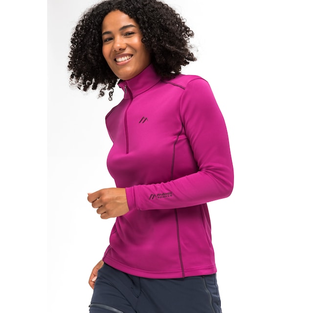 Maier Sports Fleecepullover »Jenna Rec«, Damen Midlayer, elastisches und  pflegeleichtes Half-Zip Fleece online kaufen