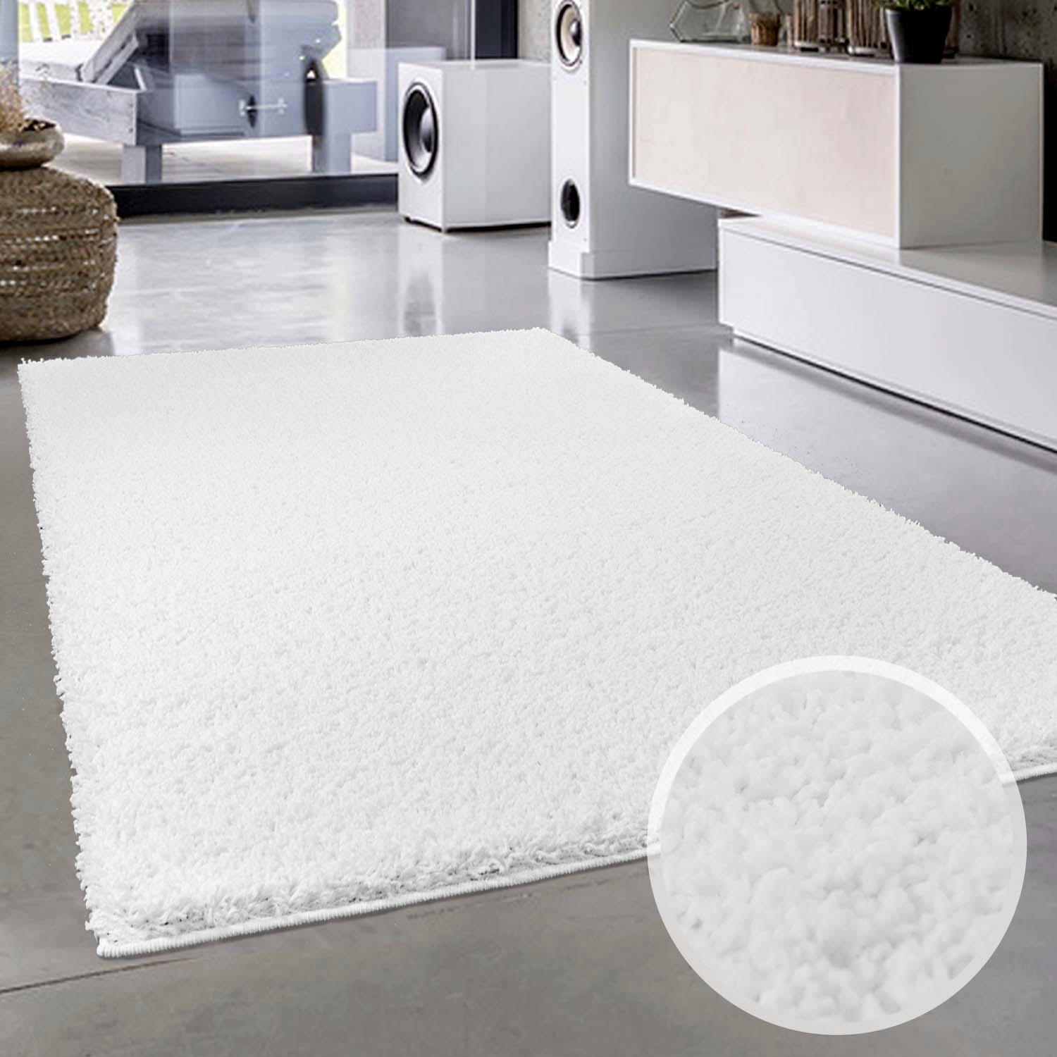 Carpet City Hochflor-Teppich »Shaggi uni 500«, rechteckig, 30 mm Höhe, Läuf günstig online kaufen