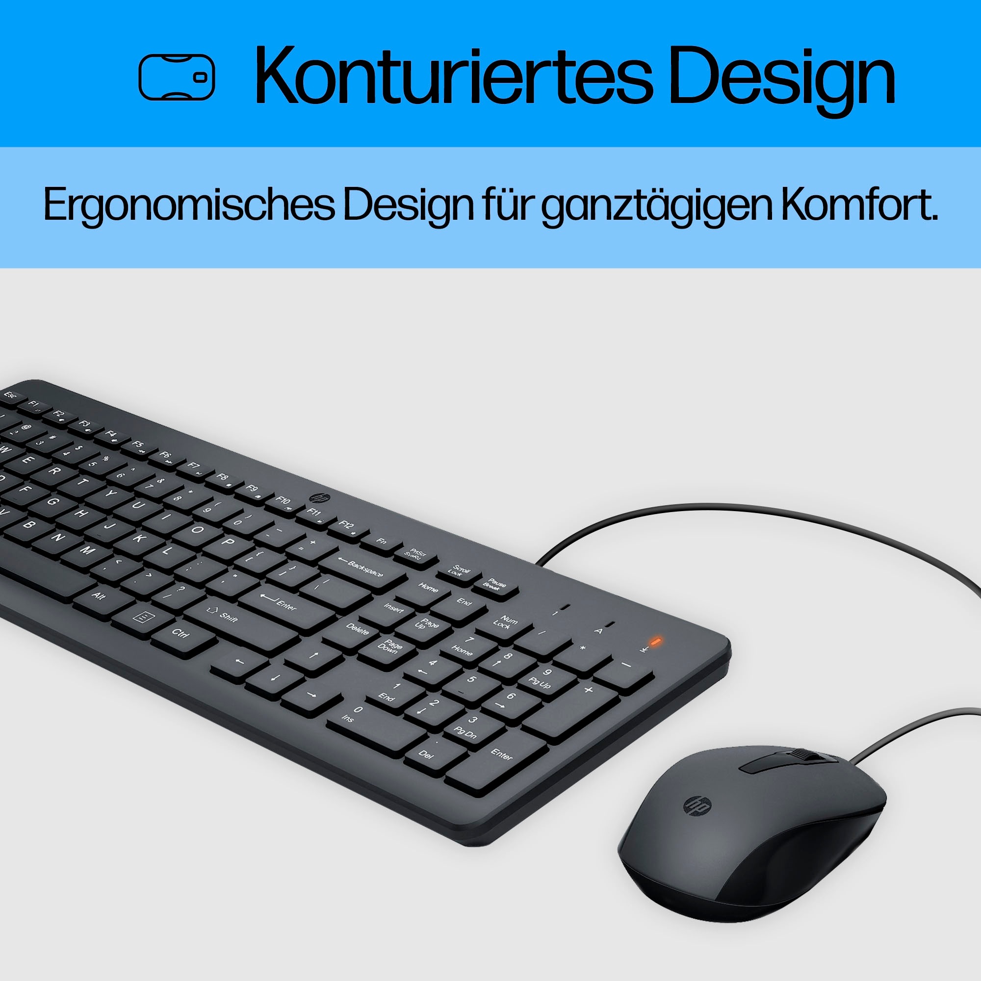 HP Tastatur- und Maus-Set »150«