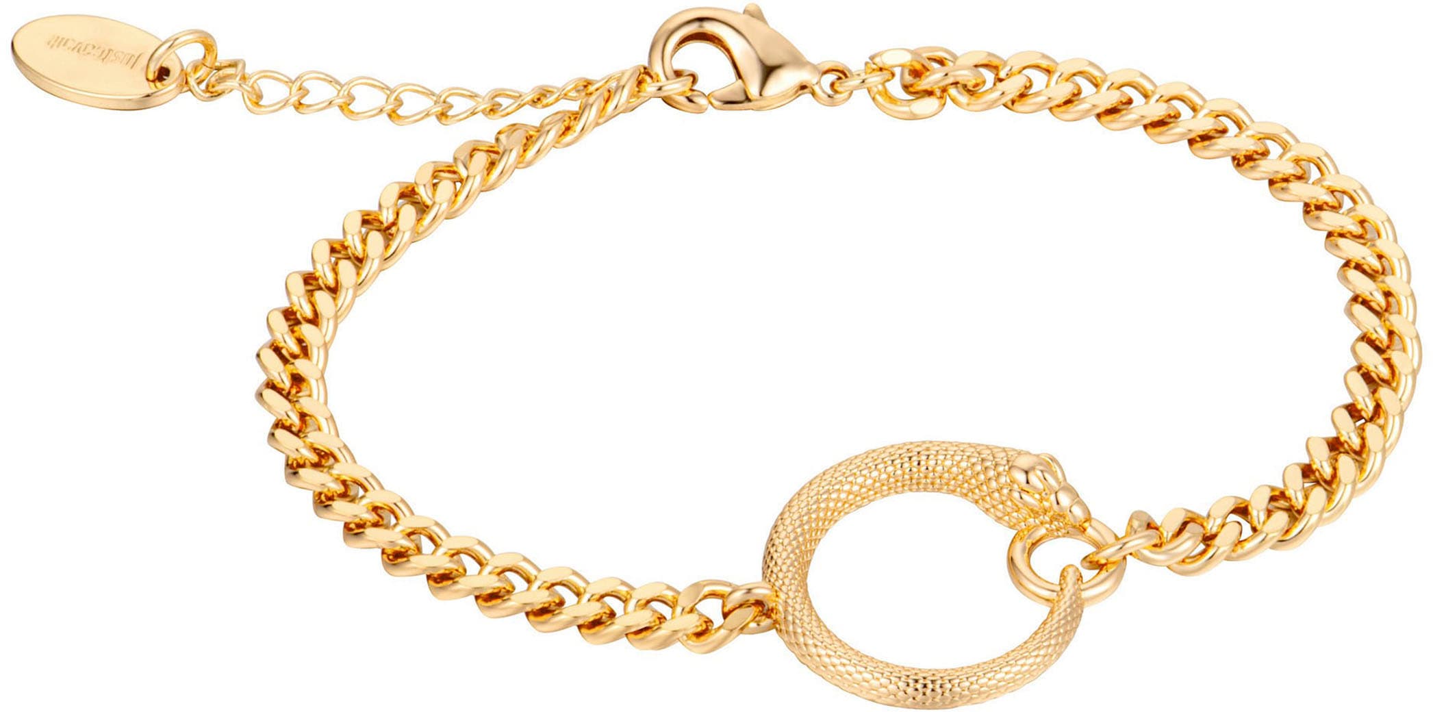 Just Cavalli Time Quarzuhr »Eterna«, (Set, 2 tlg., mit passendem Schmuckarmband), Armbanduhr, Damenuhr, Lederarmband, Ideal auch als Geschenk, analog
