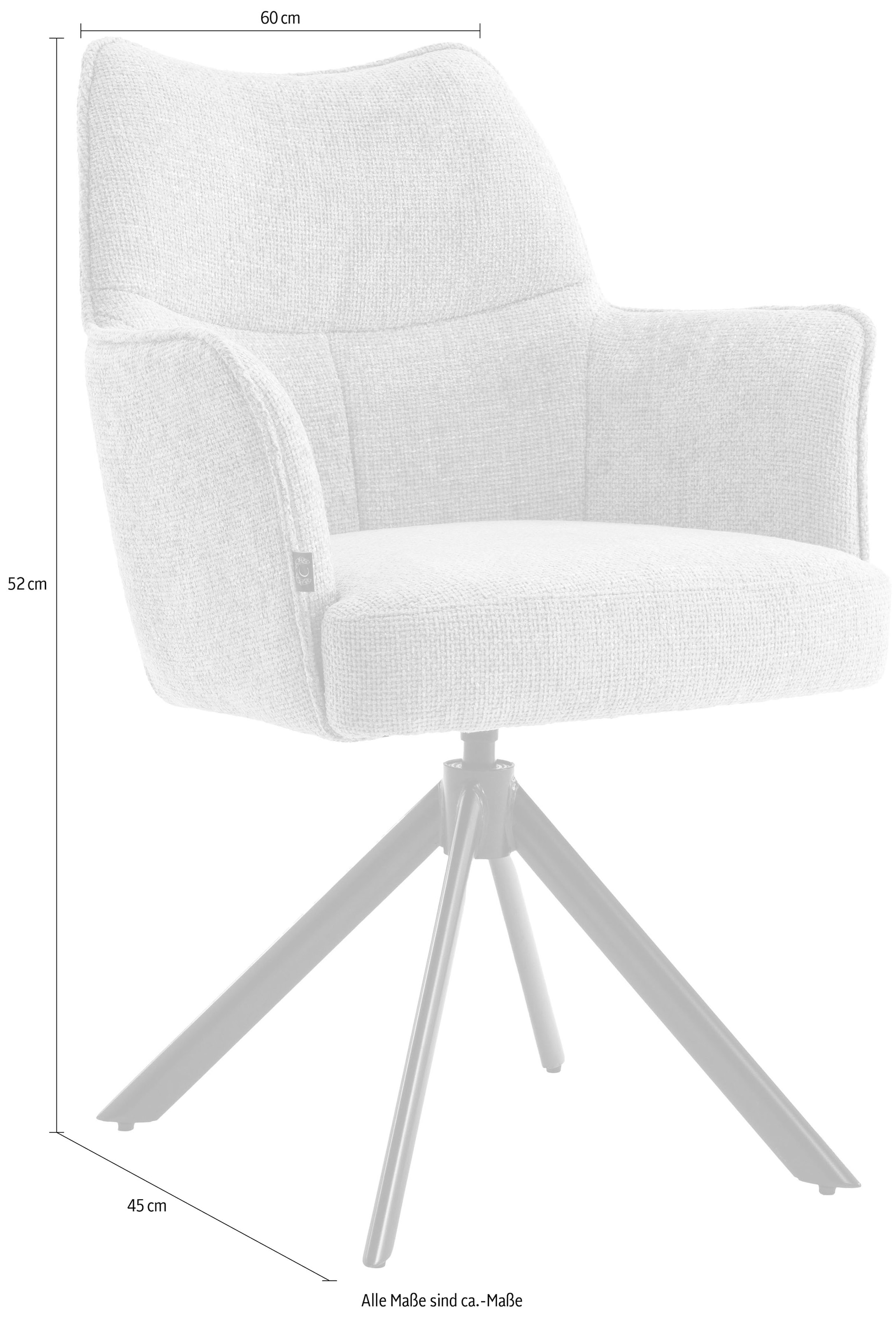 Home affaire Drehstuhl »Cresta«, 1 St., Boucle, tolle Optik