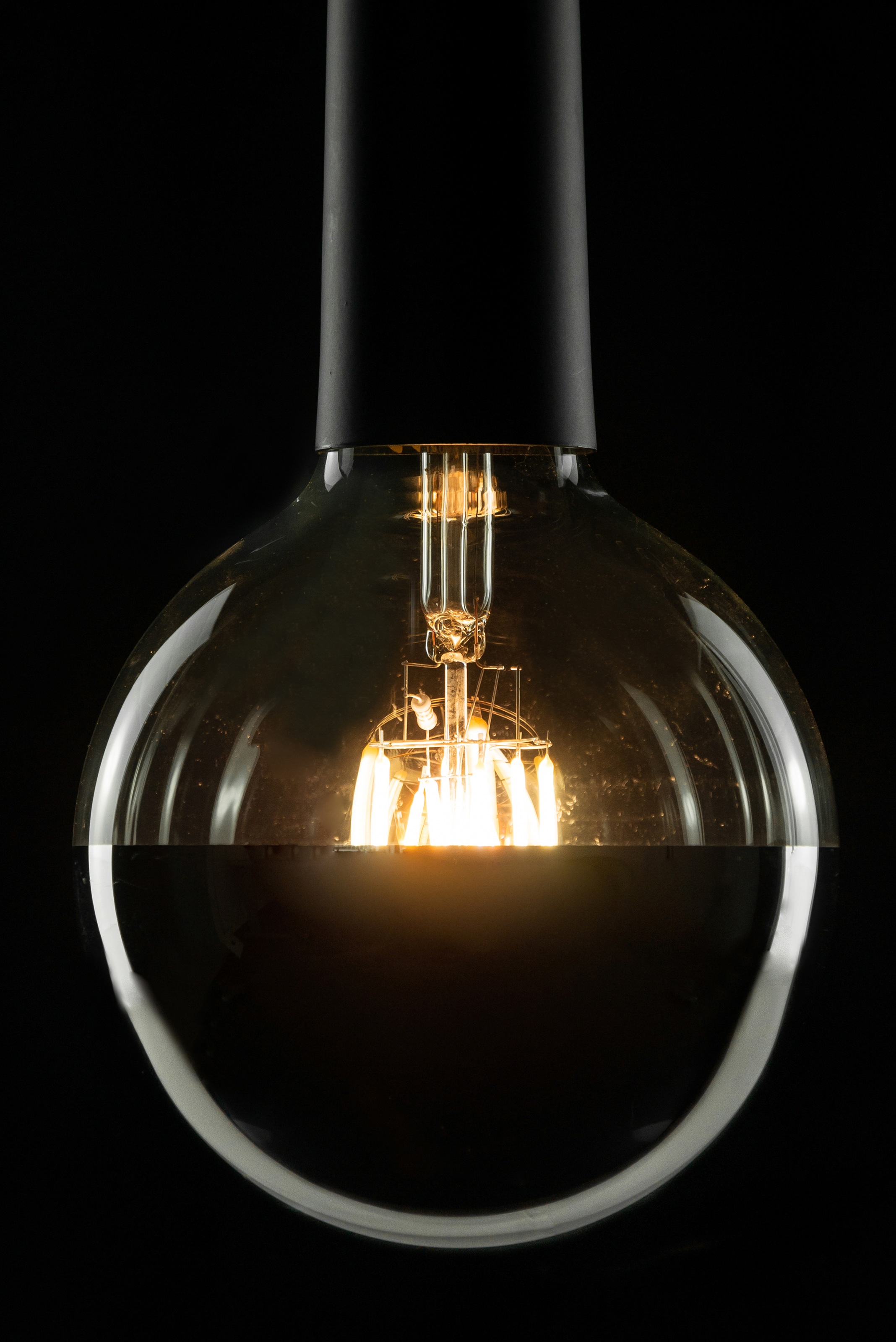 SEGULA LED-Leuchtmittel »LED Globe 125 Spiegelkopf Gold«, E27, Warmweiß, dimmbar, E27, Globe 125 Spiegelkopf, 2700K