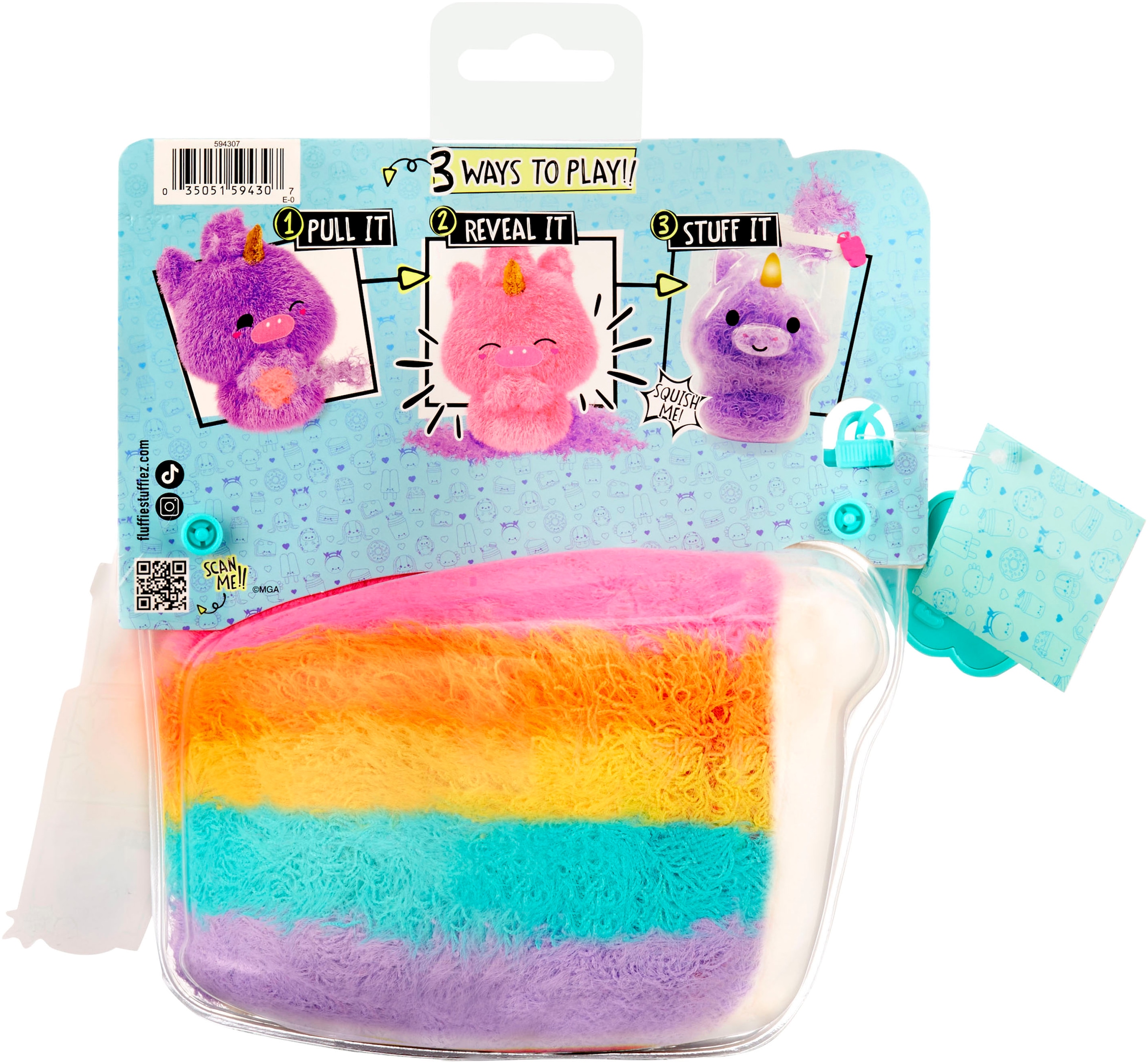 Plüschfigur »Fluffie Stuffiez Small Plush - Cake/Pizza«