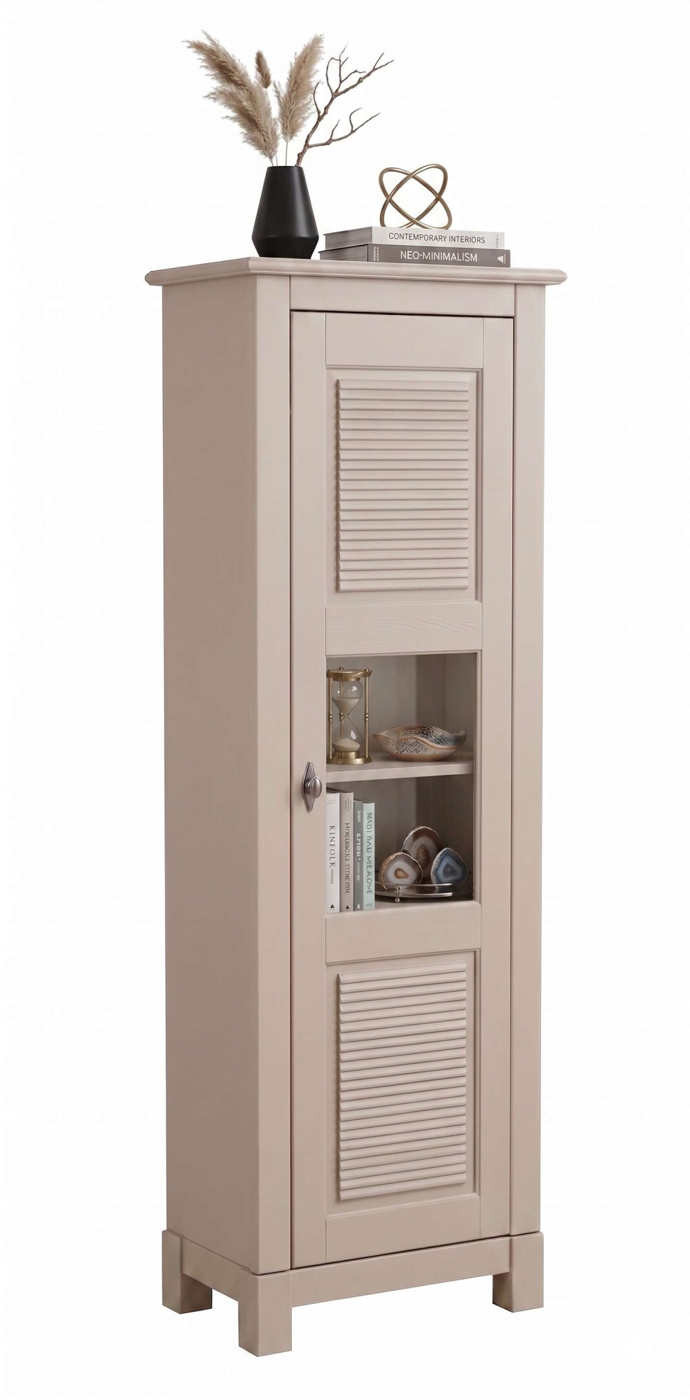 OTTO home Vitrine »Rauna Vitrinenschrank, Stauraumchrank« Höhe 180 cm, aus massiver Kiefer, FSC®-zertifiziert