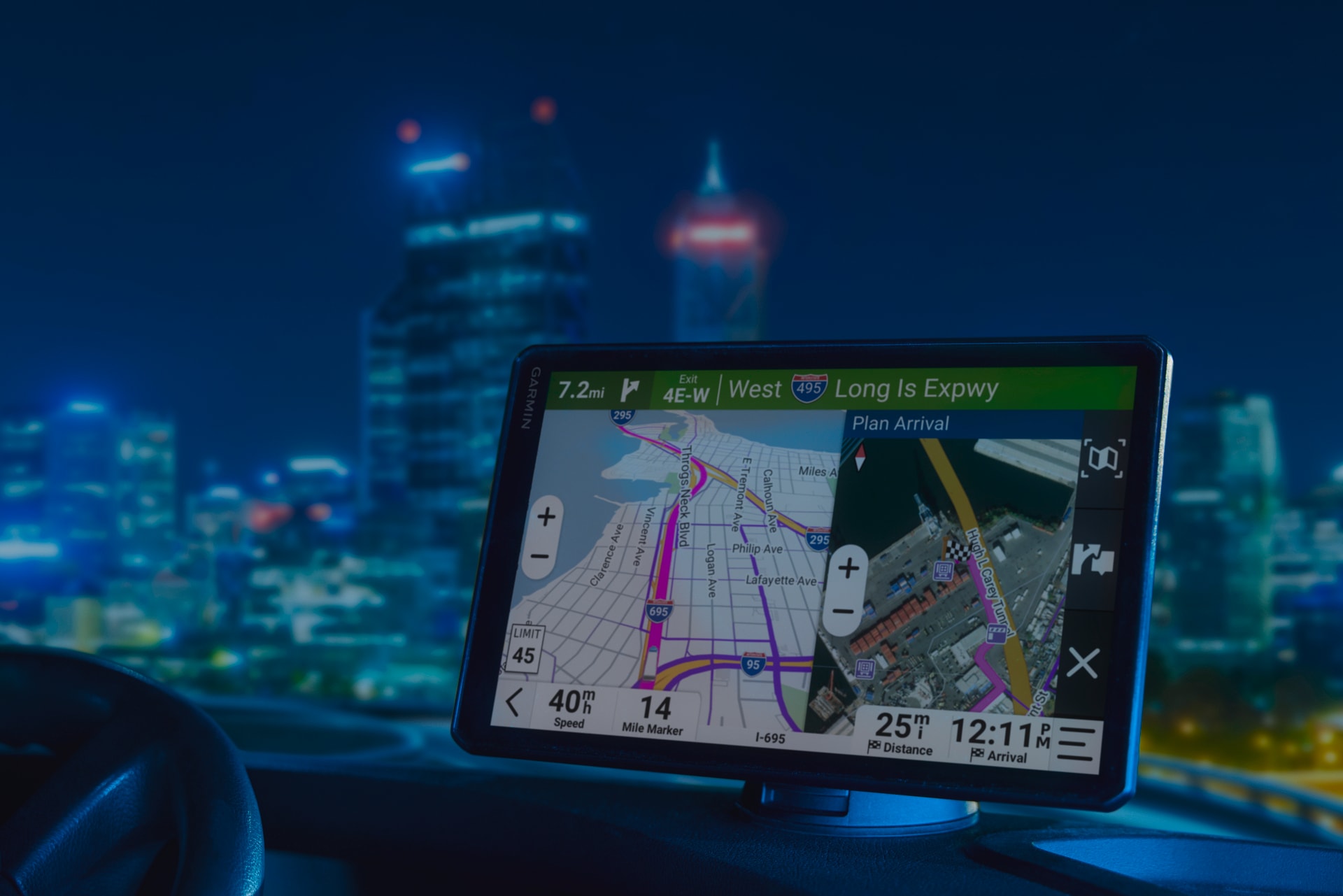 Garmin LKW-Navigationsgerät »dezl LGV1020«, (Europa (49 Länder) Karten-Updates)