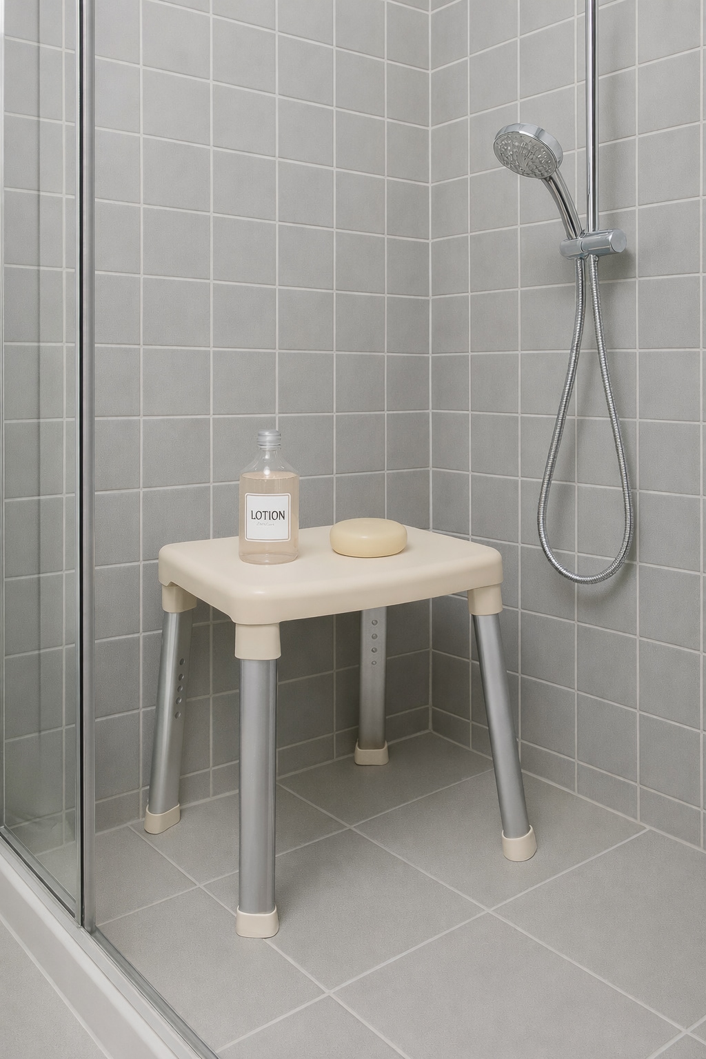 Bischof Dusch- und Badhocker »Splash« belastbar bis 150 kg rutschfester Stand, TÜV/GS geprüft