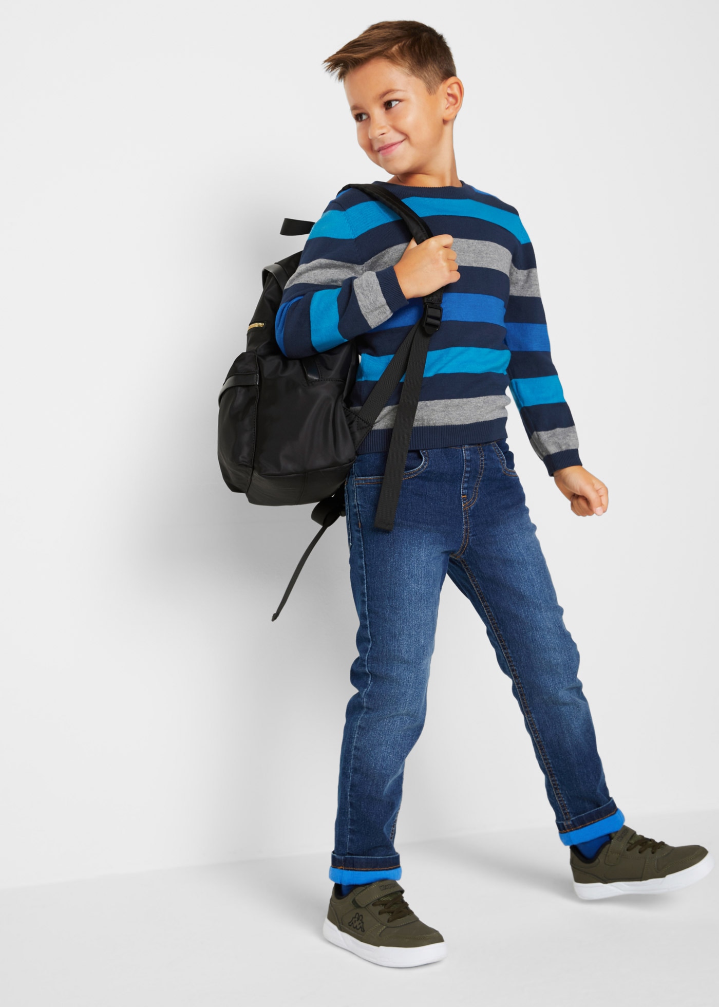 bonprix Strickpullover »Feinstrickpullover aus reiner Baumwolle«, Feinstrickpullover aus reiner Baumwolle
