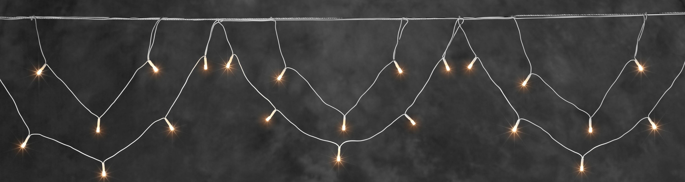 KONSTSMIDE LED-Lichtervorhang »Weihnachtsdeko aussen«, LED Dachrinnenlichte günstig online kaufen