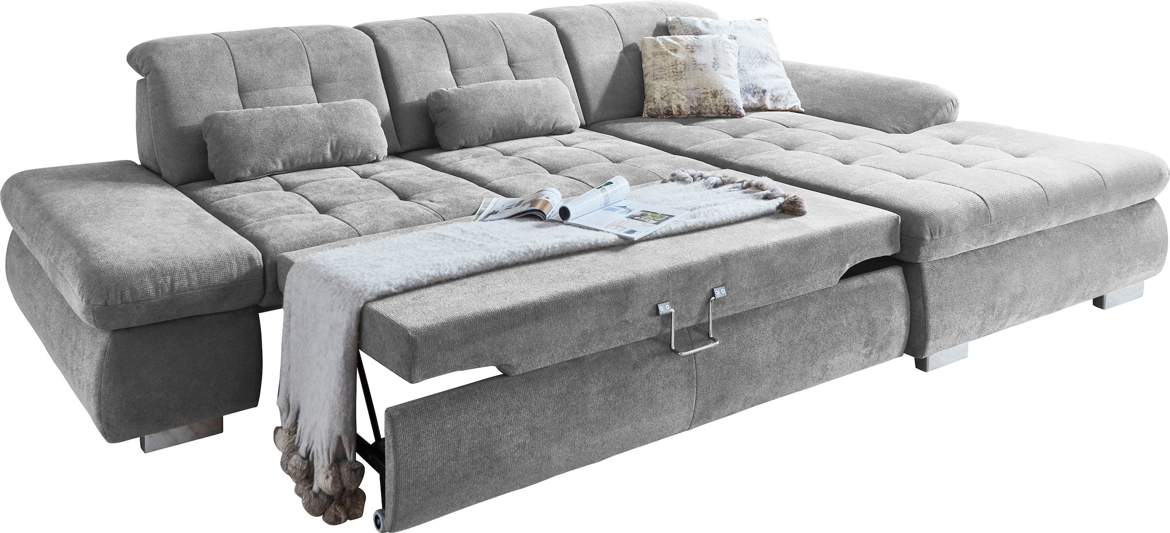 Die PlanBar Ecksofa »MP-IN17004 L-Form«, wahlweise mit Funktion, Federkern