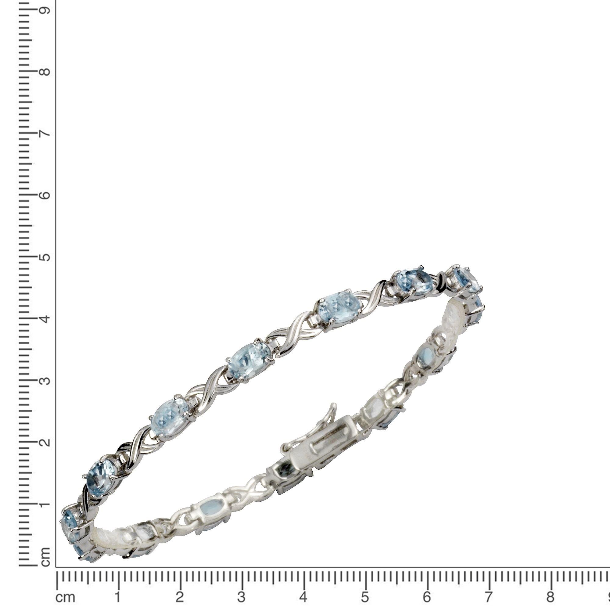 Zeeme Armband »925 Sterling Silber Blautopas« kaufen