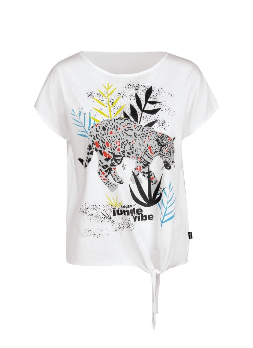 Trigema T-Shirt »TRIGEMA T-Shirt mit bestellen exotischem online Druckmotiv«