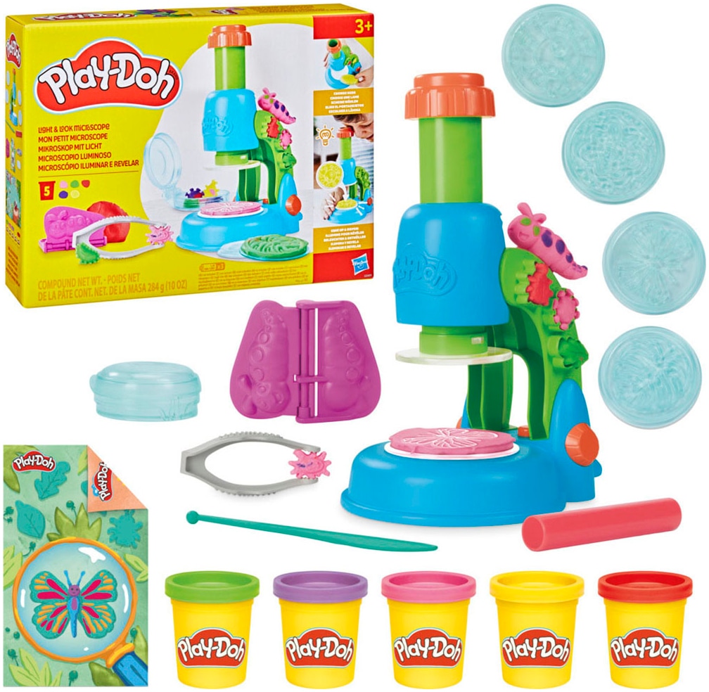 Hasbro Knetform-Set »Play-Doh, Mikroskop mit Licht«