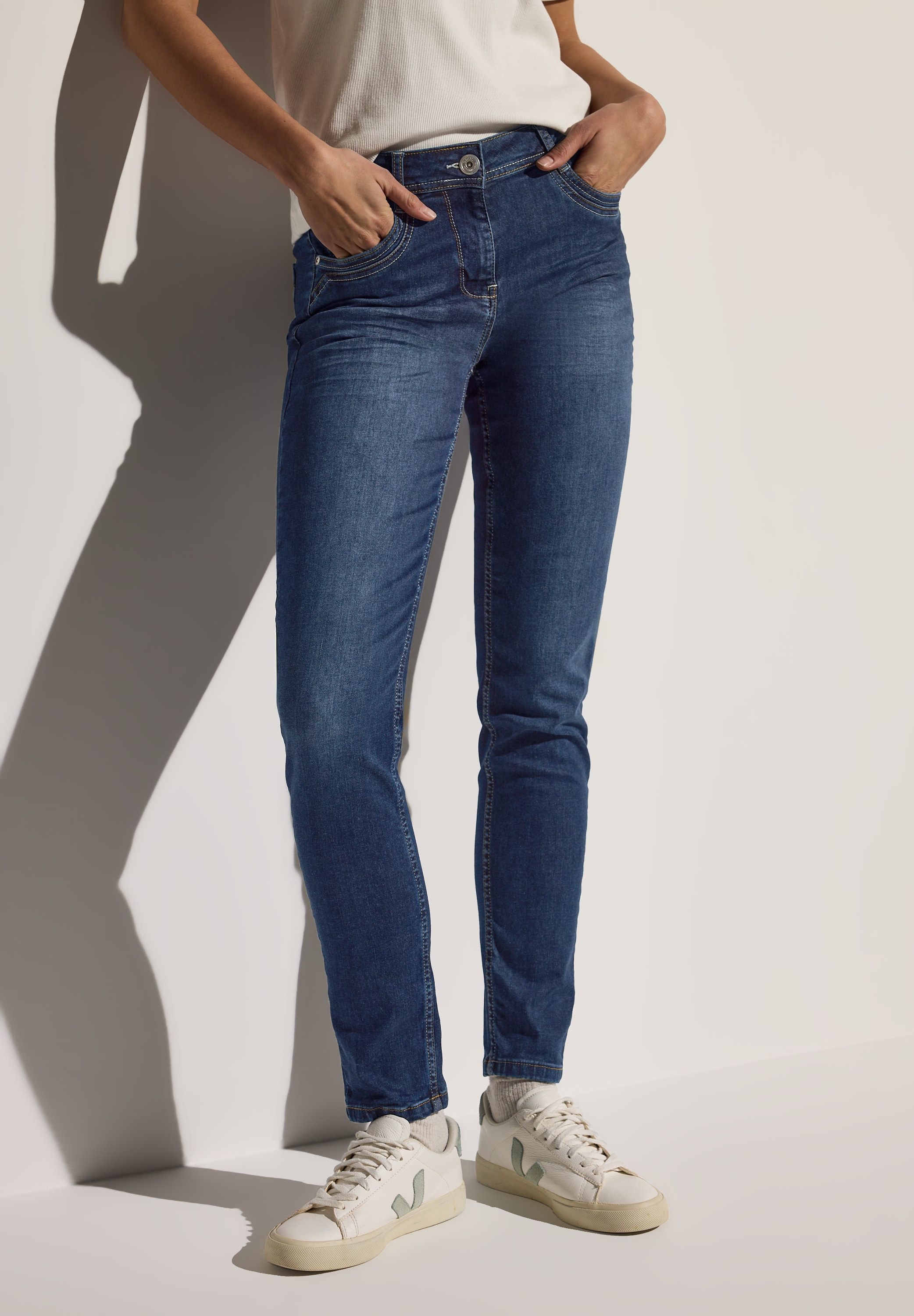 Cecil Slim-fit-Jeans »Style Toronto«, im Five-Pocket Style