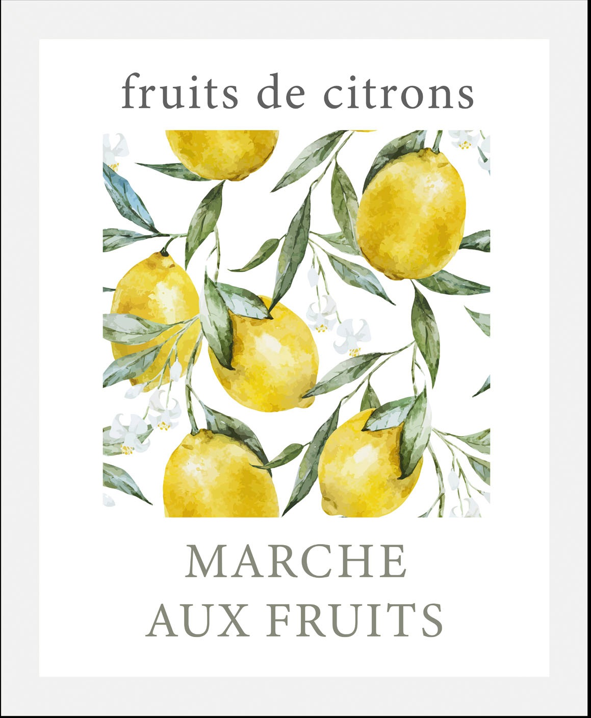 queence Bild »Gemalte Zitronen«, Obst-Obst Bilder-Essen-Lebensmittel-Kunst- günstig online kaufen