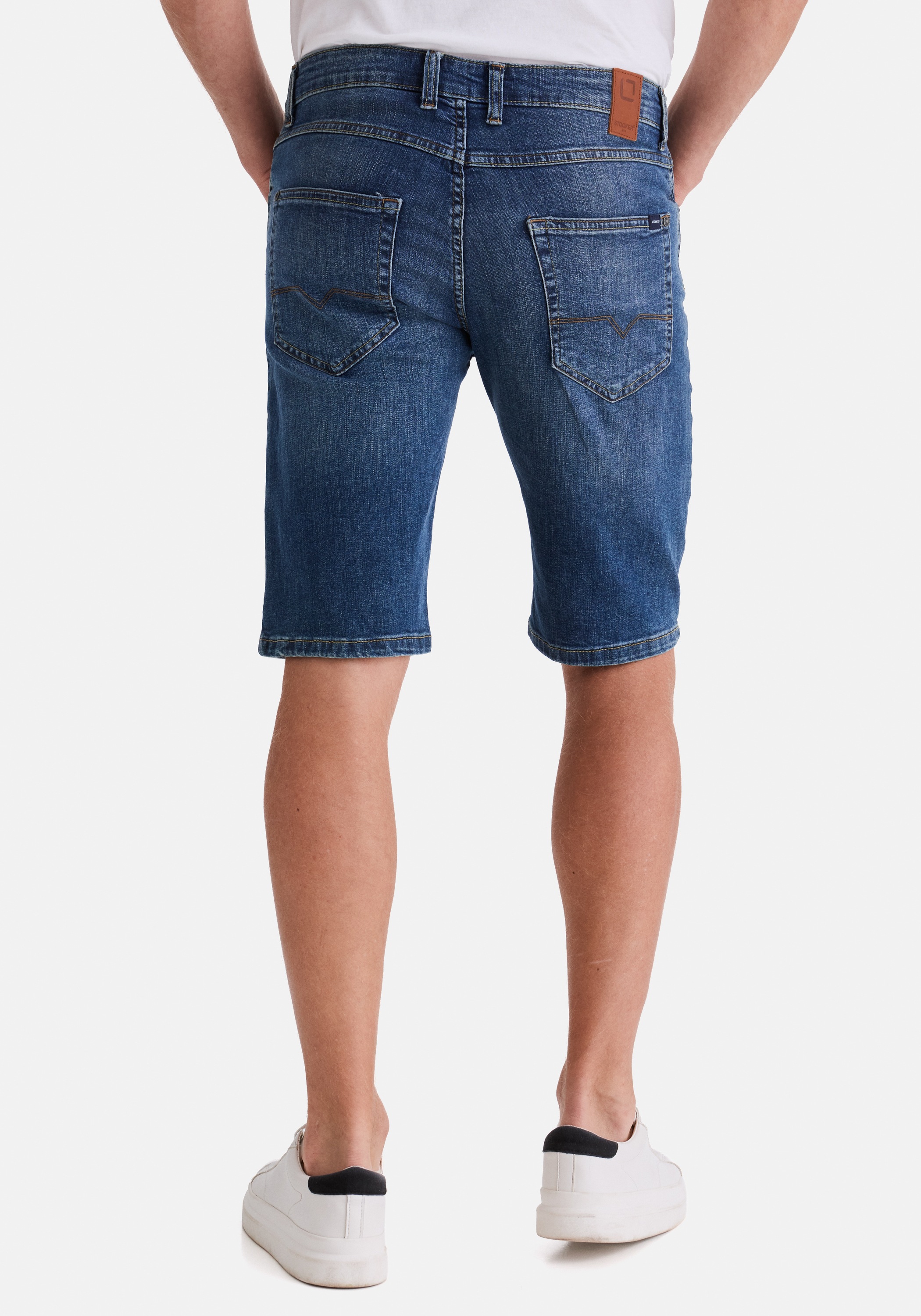 Stooker Men Bermudas »5-Pkt Style Summer Denim Bermudas«  Sommer Straight Fit Casual Stretchdenim für Herren