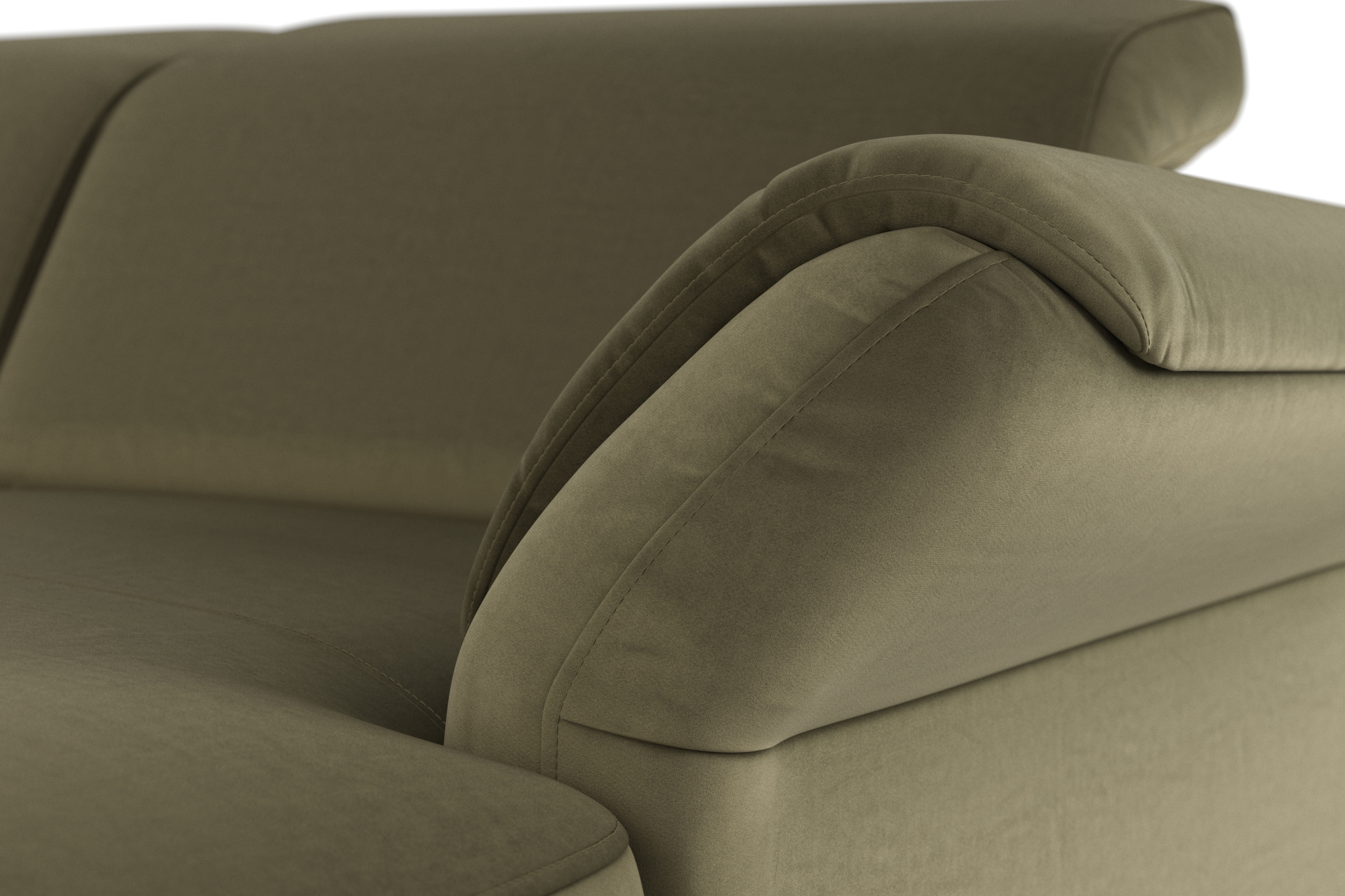 sit&more Wohnlandschaft »Apulia U-Form«, wahlweise Bettfunktion, Bettkasten und Kopf- und Armteilverstellung