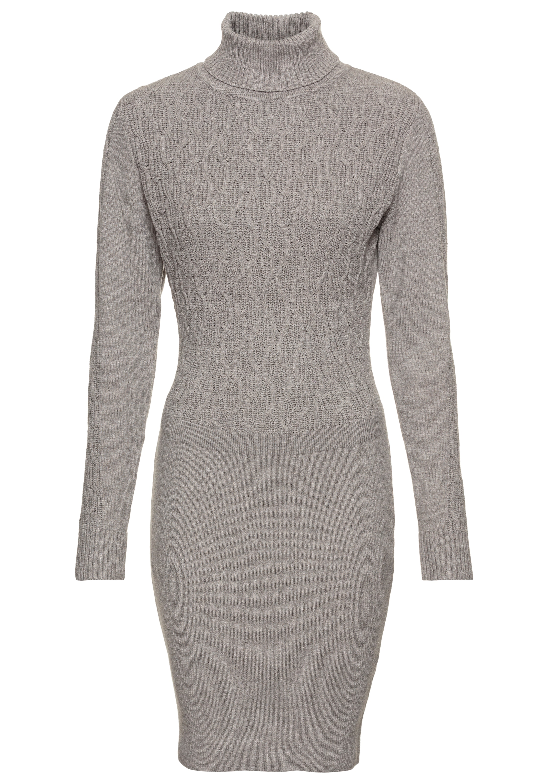 Laura Scott Strickkleid, mit Rollkragen