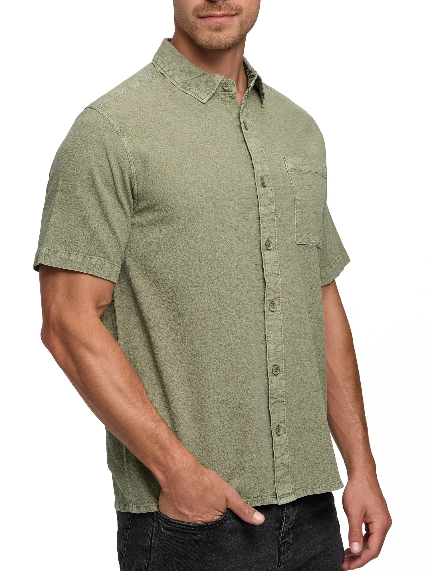 Indicode Kurzarmhemd »INTrypto Short Sleeve«