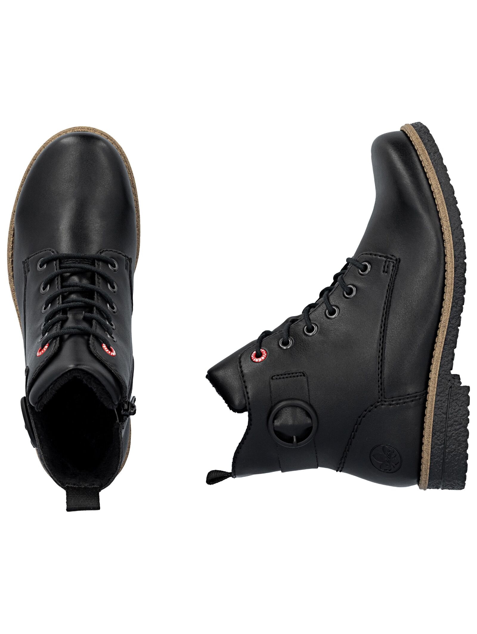 Rieker Schnürstiefelette »Rieker Stiefelette Lederimitat«