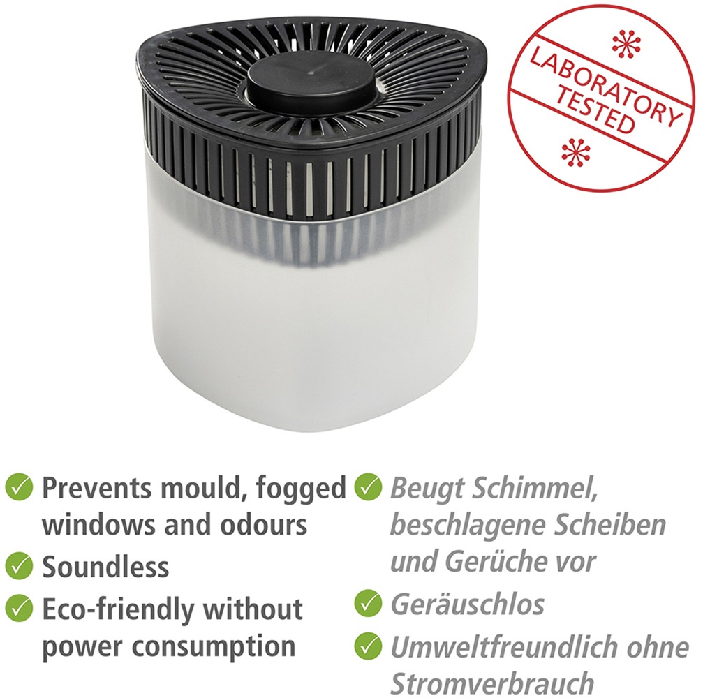 WENKO Luftentfeuchter »Modell Prisma«, für 40 m³ Räume, mit 6 x 500 g Entfeuchter-Blöcken