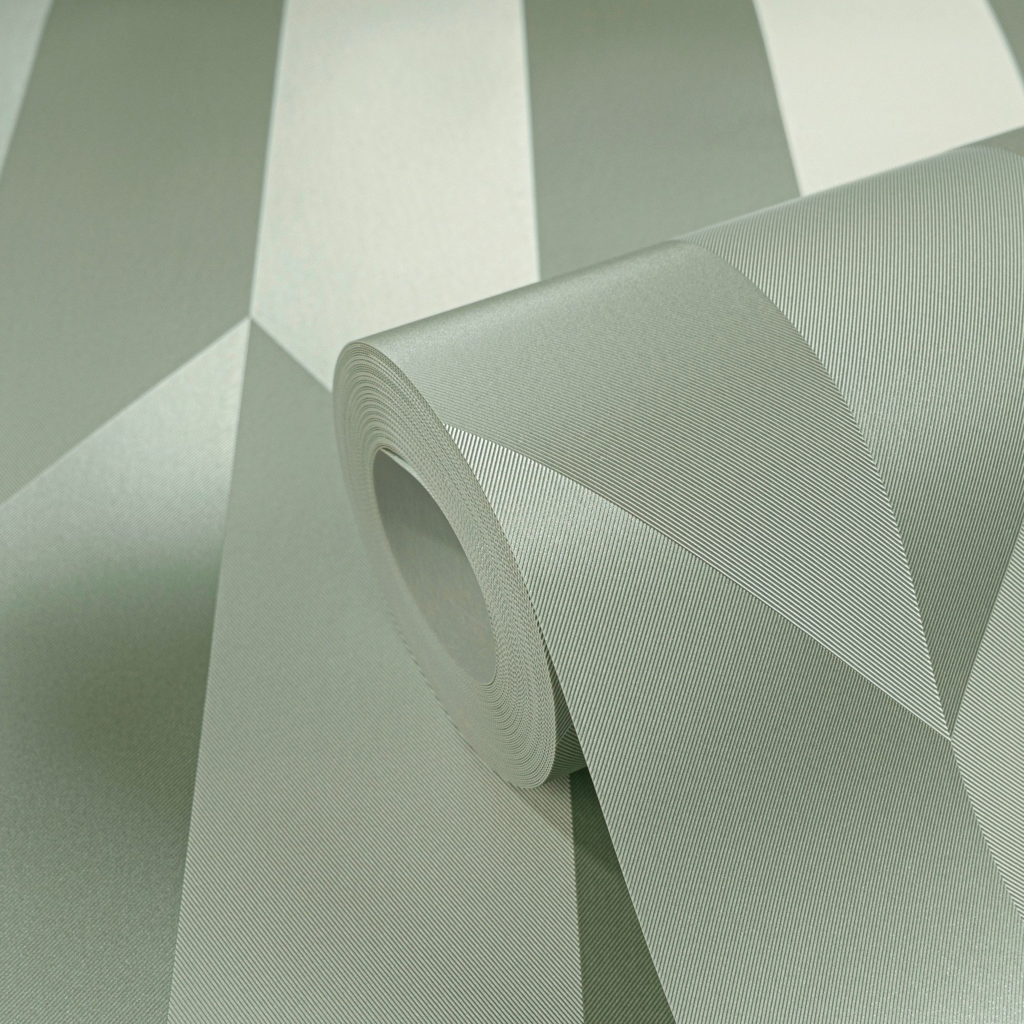 CosmoLiving by Cosmopolitan Vliestapete »Graphic Groove-Playful Tapete« glänzend strukturiert Geometrisches Design mit modernem 3D-Effekt