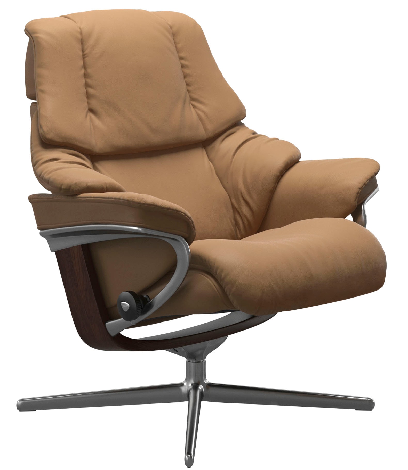 Stressless® Relaxsessel »Reno«, mit Cross Base, Größe S, M & L, Holzakzent Braun